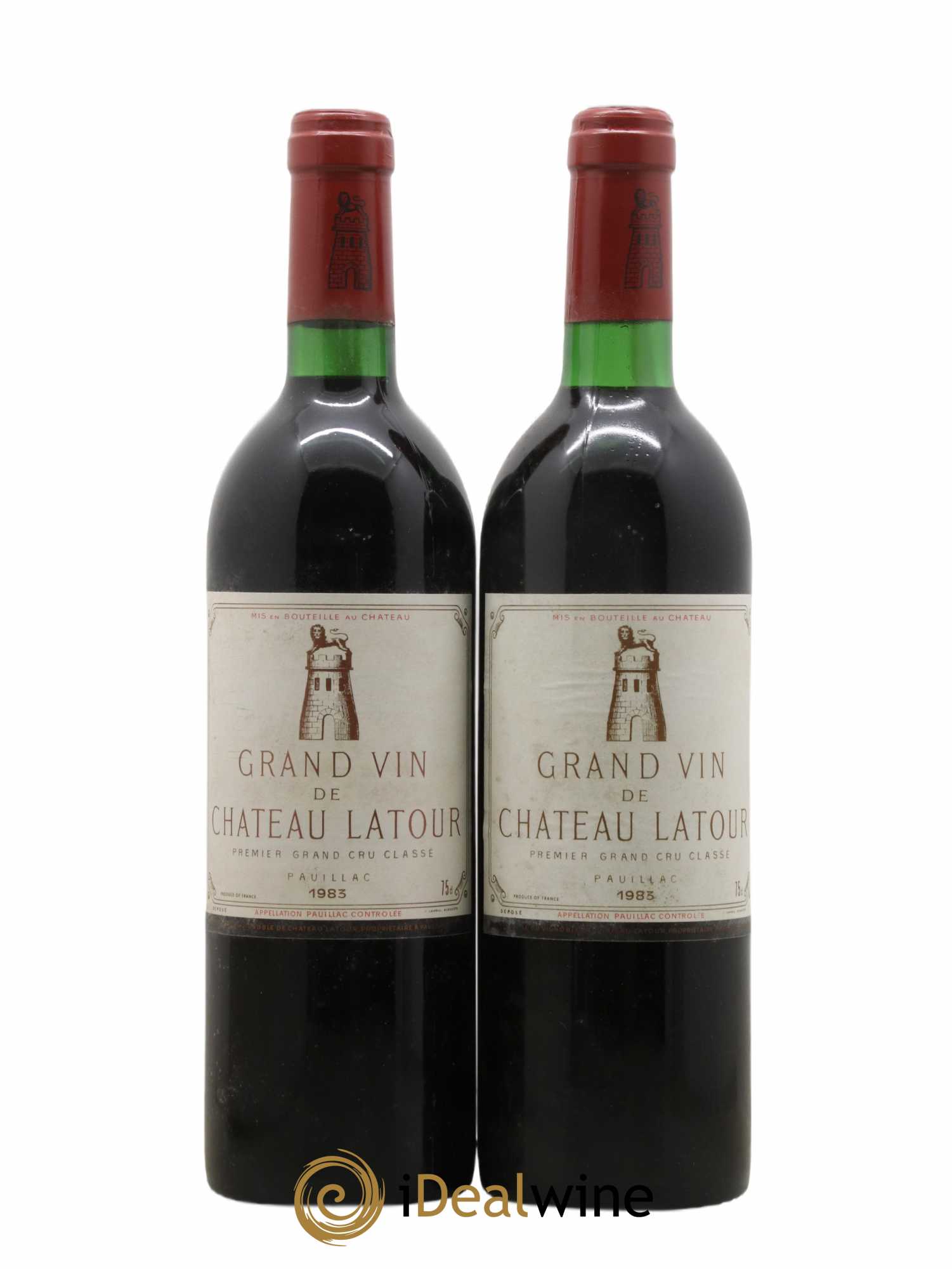 Château Latour 1er Grand Cru Classé 1983 - Lot of 2 bottles - 0