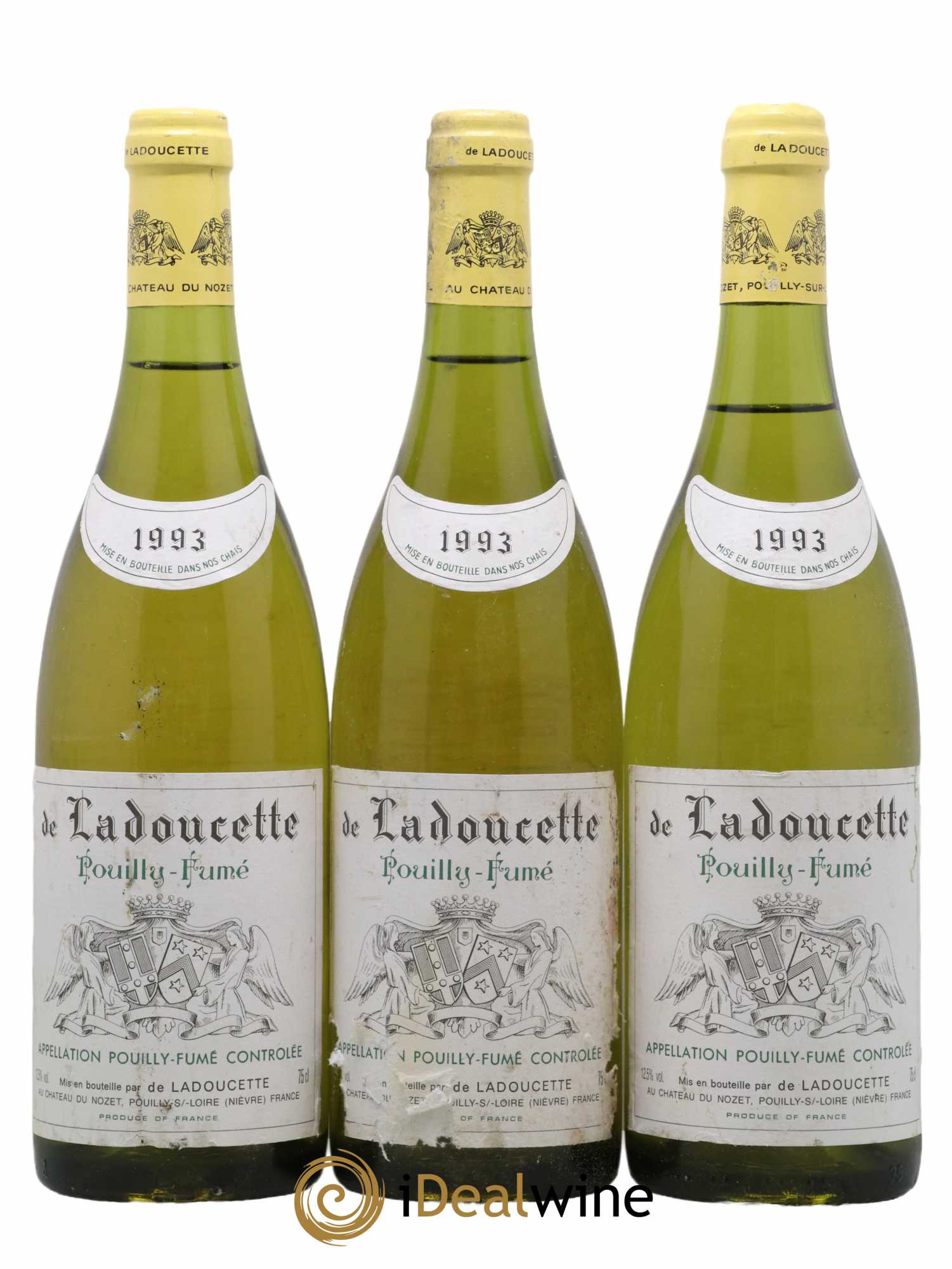 Pouilly-Fumé Patrick de Ladoucette 1993 - Lot de 3 bouteilles - 0