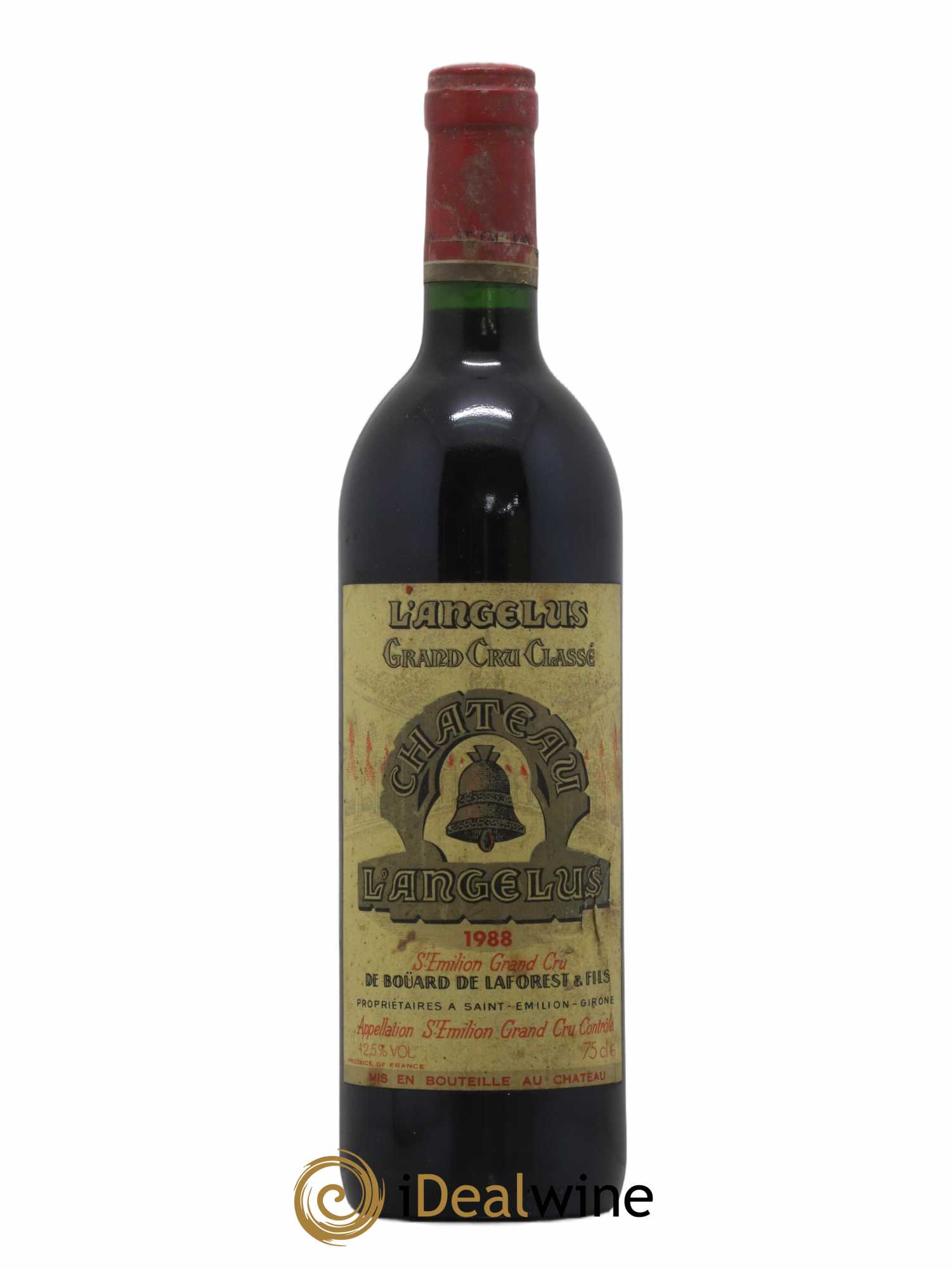 Château Angélus 1er Grand Cru Classé A 1988 - Lot de 1 bouteille - 0