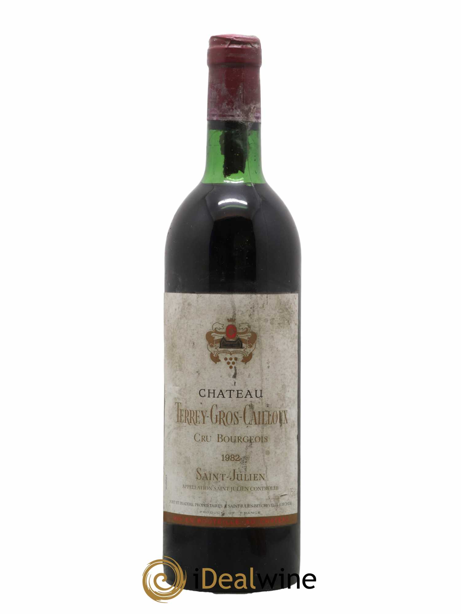 Château Terrey Gros Cailloux Cru Bourgeois 1982 - Lot de 1 bouteille - 0