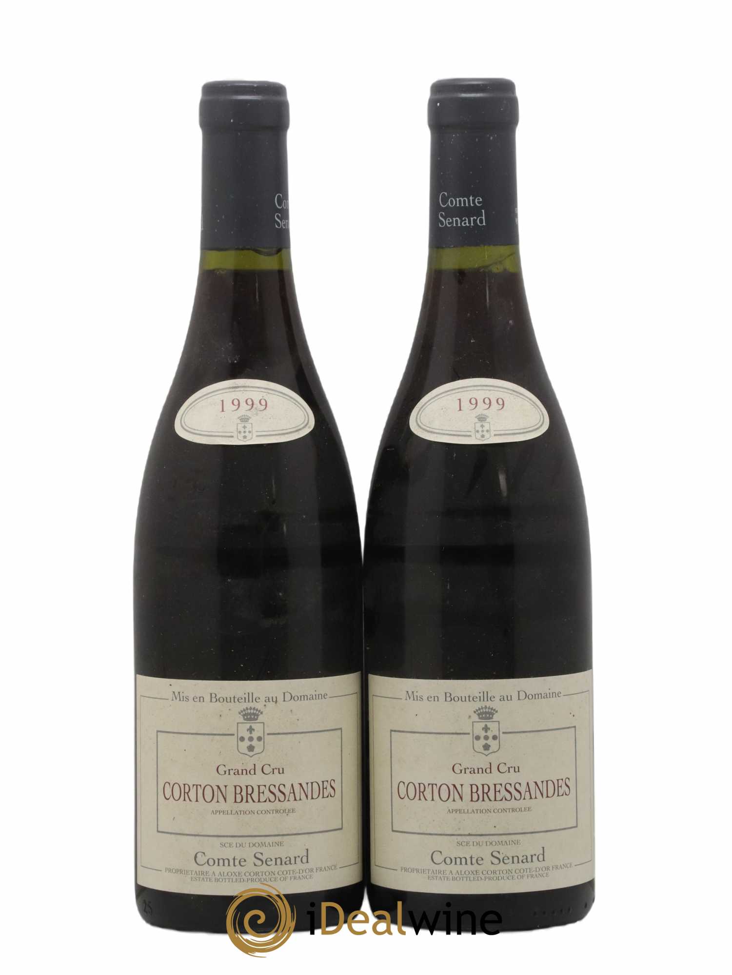 Corton Grand Cru Bressandes Comte Senard 1999 - Lot de 2 bouteilles - 0