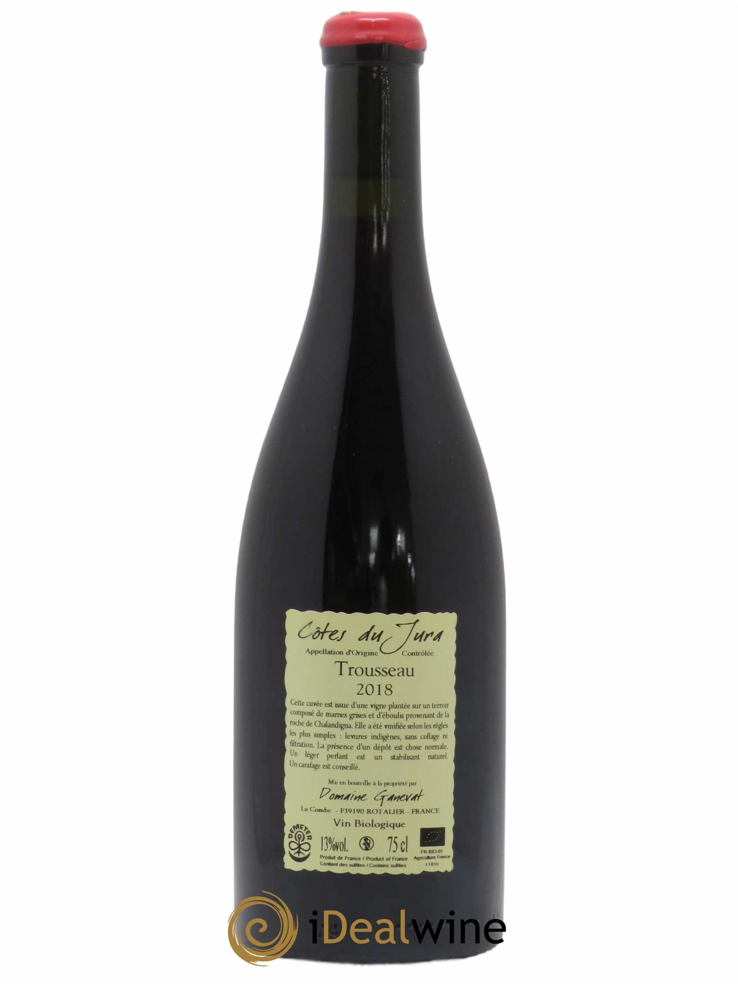 Côtes du Jura Plein Sud Jean-François Ganevat (Domaine) 2018 - Lot de 1 bouteille - 1