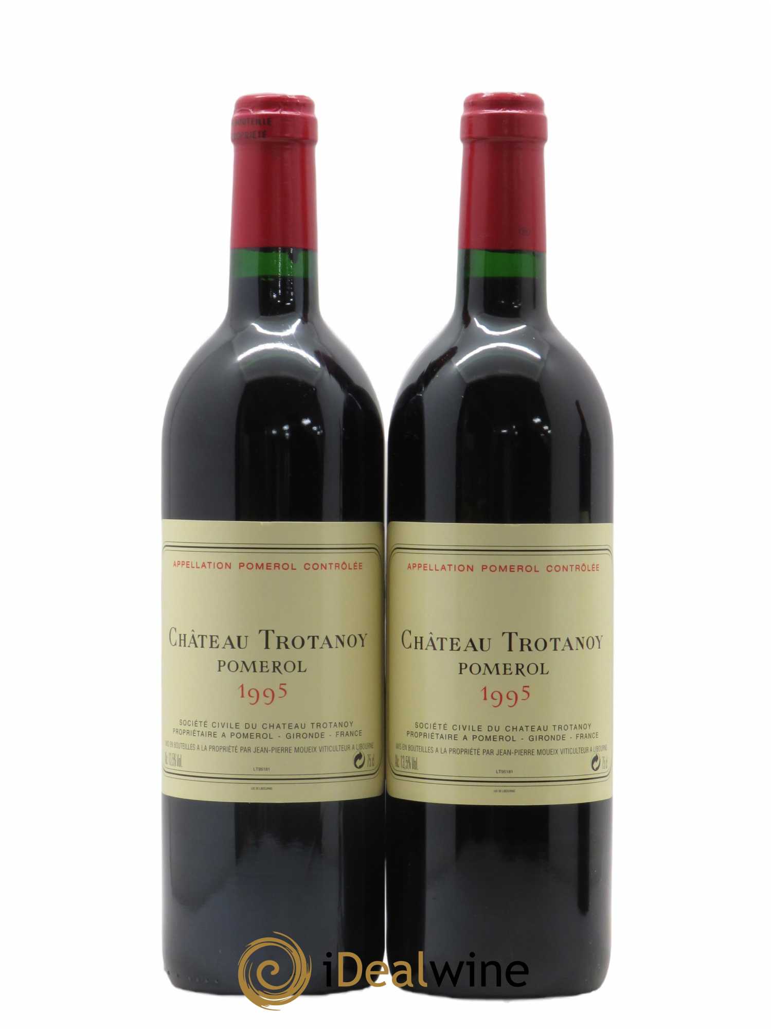 Château Trotanoy 1995 - Lot de 2 bouteilles - 0