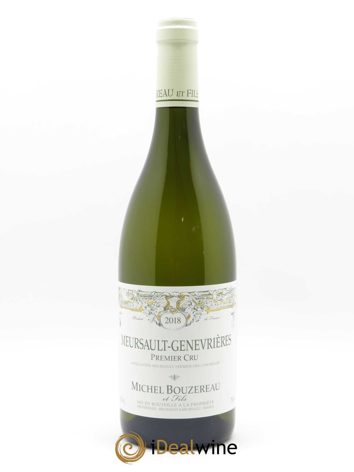 Meursault 1er Cru Les Genevrières Michel Bouzereau et Fils (Domaine) 2018 - Lot de 1 bouteille - 0