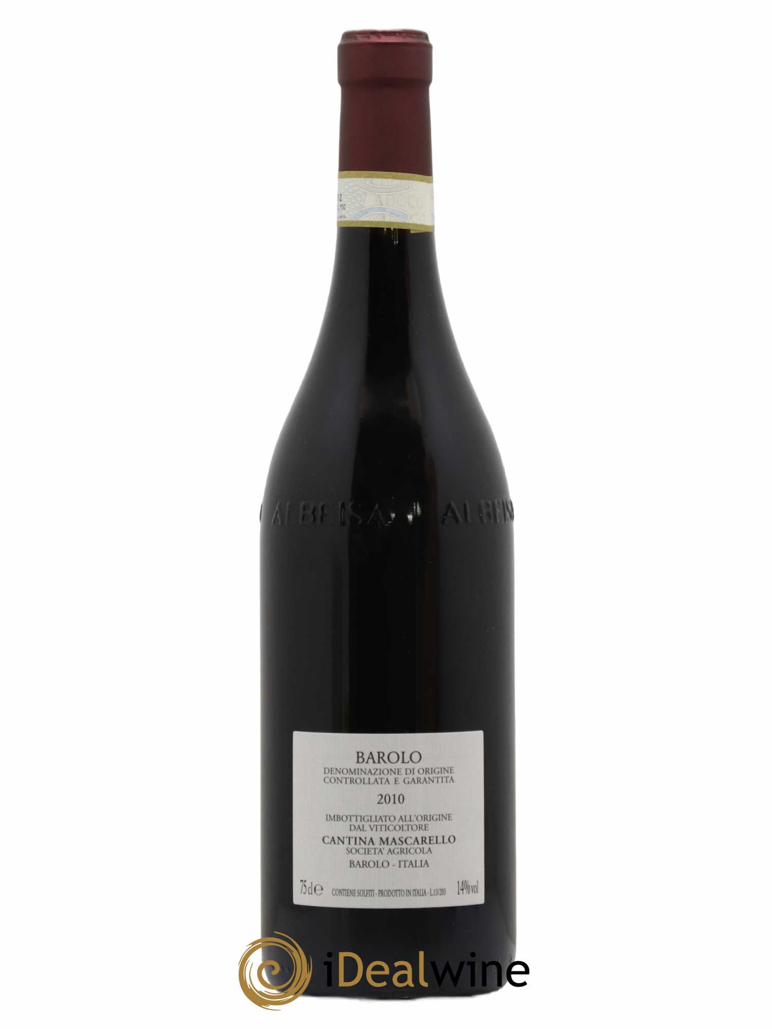 Barolo DOCG Bartolo Mascarello 2010 - Lot de 1 bouteille - 1