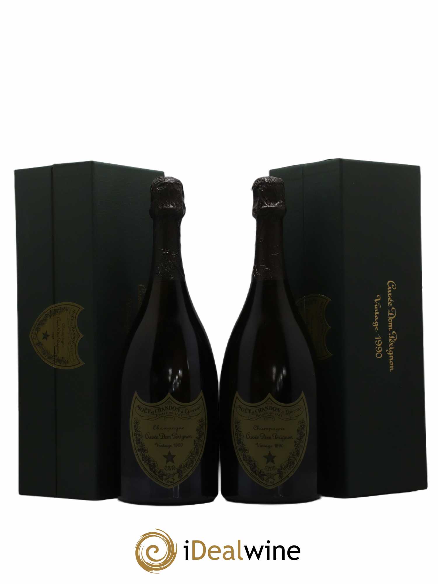 Brut Dom Pérignon 1990 - Lot de 2 bouteilles - 0