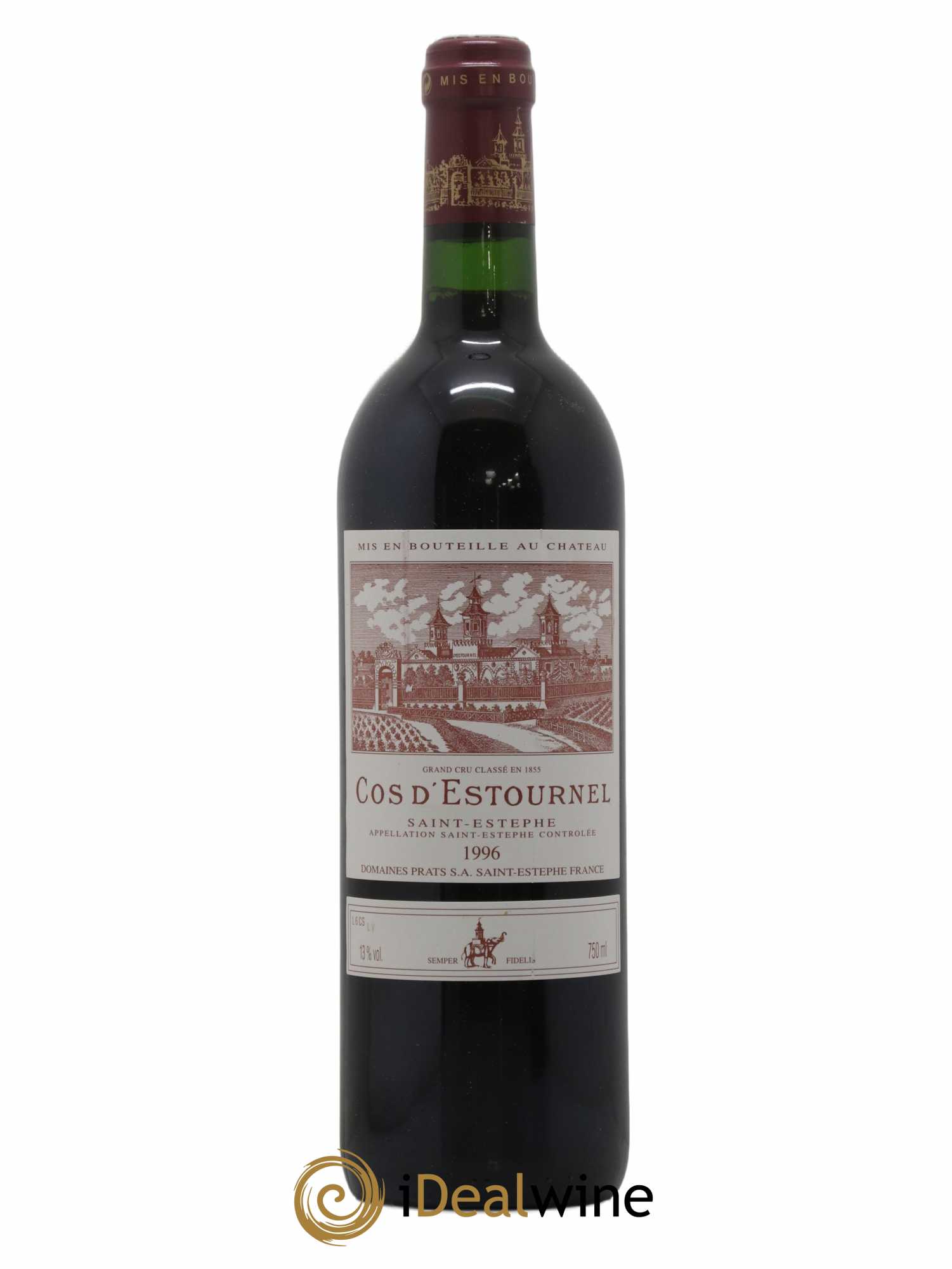 Cos d'Estournel 2ème Grand Cru Classé 1996 - Lot de 1 bouteille - 0