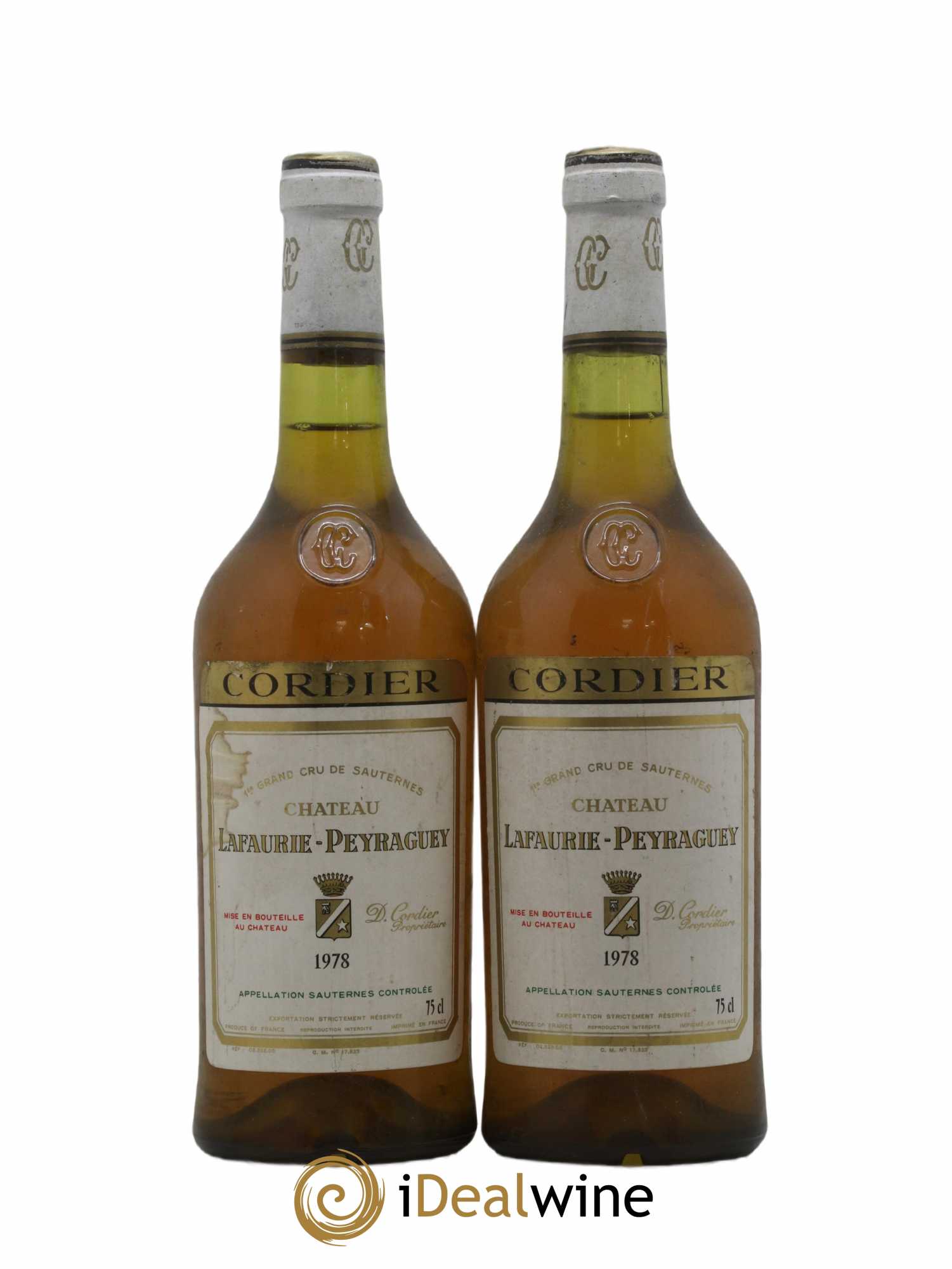 Château Lafaurie-Peyraguey 1er Grand Cru Classé 1978 - Lotto di 2 bottiglie - 0
