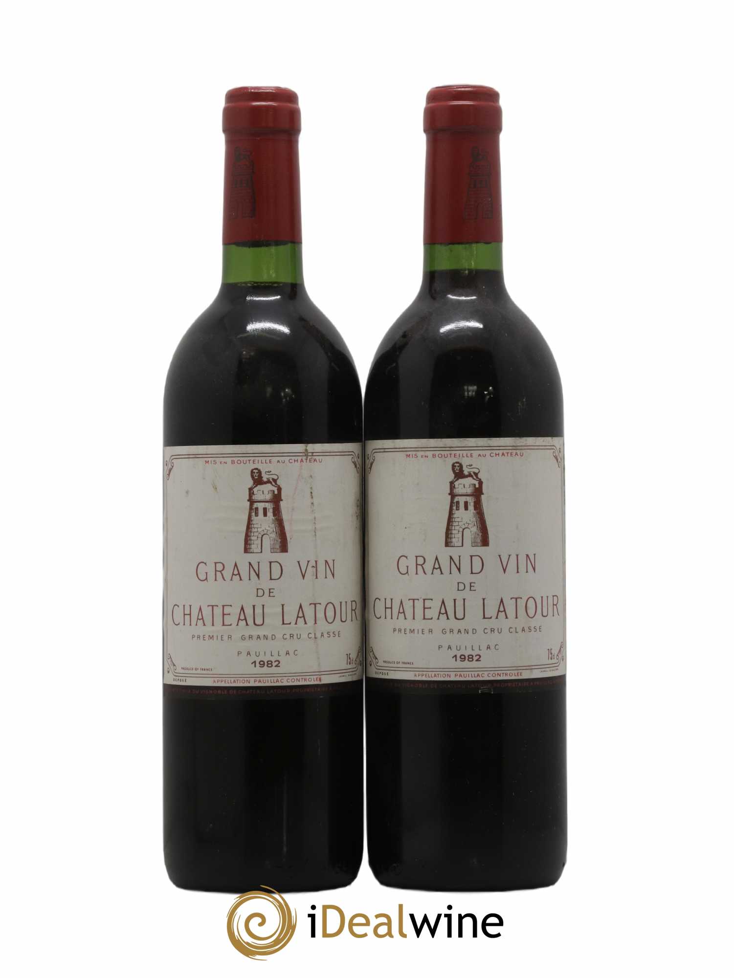 Château Latour 1er Grand Cru Classé 1982 - Lot de 2 bouteilles - 0
