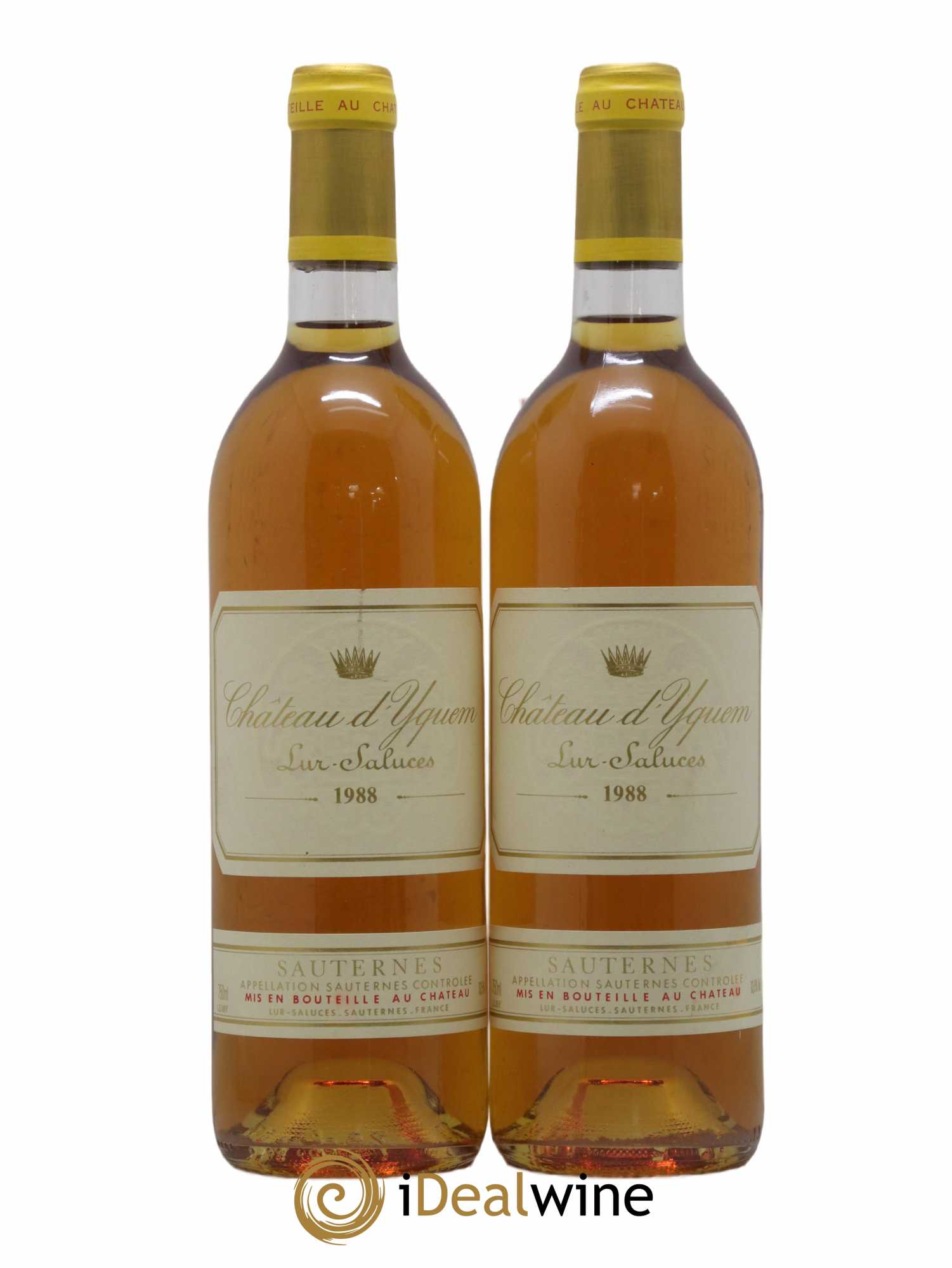 Château d' Yquem 1er Cru Classé Supérieur 1988 - Lotto di 2 bottiglie - 0