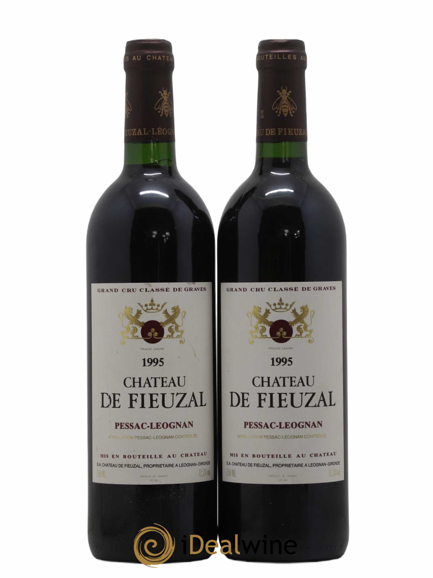 Château de Fieuzal Cru Classé de Graves 1995 - Lot de 2 bouteilles - 0