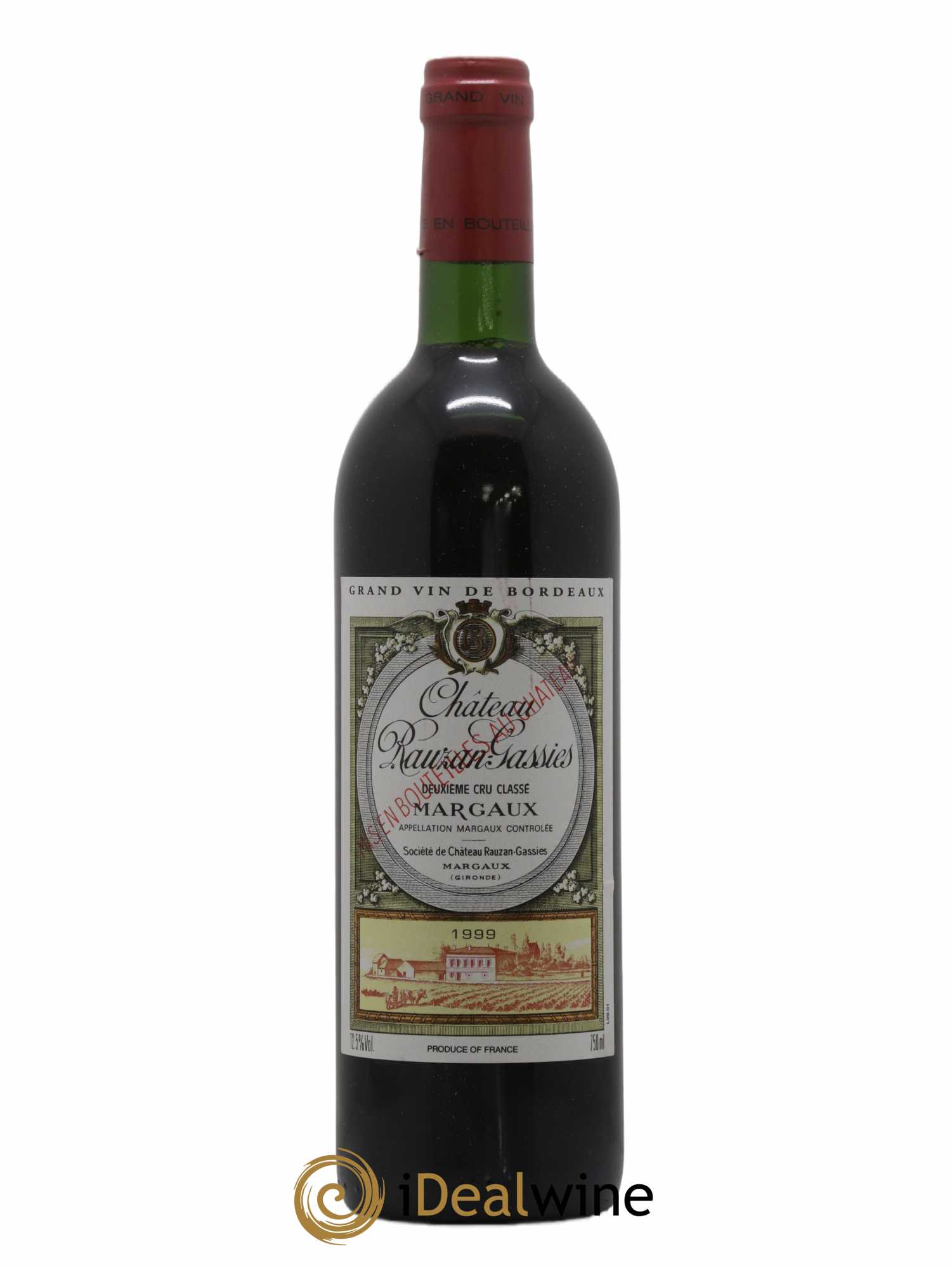 Gassies de Rauzan Gassies 1999 - Lot de 1 bouteille - 0