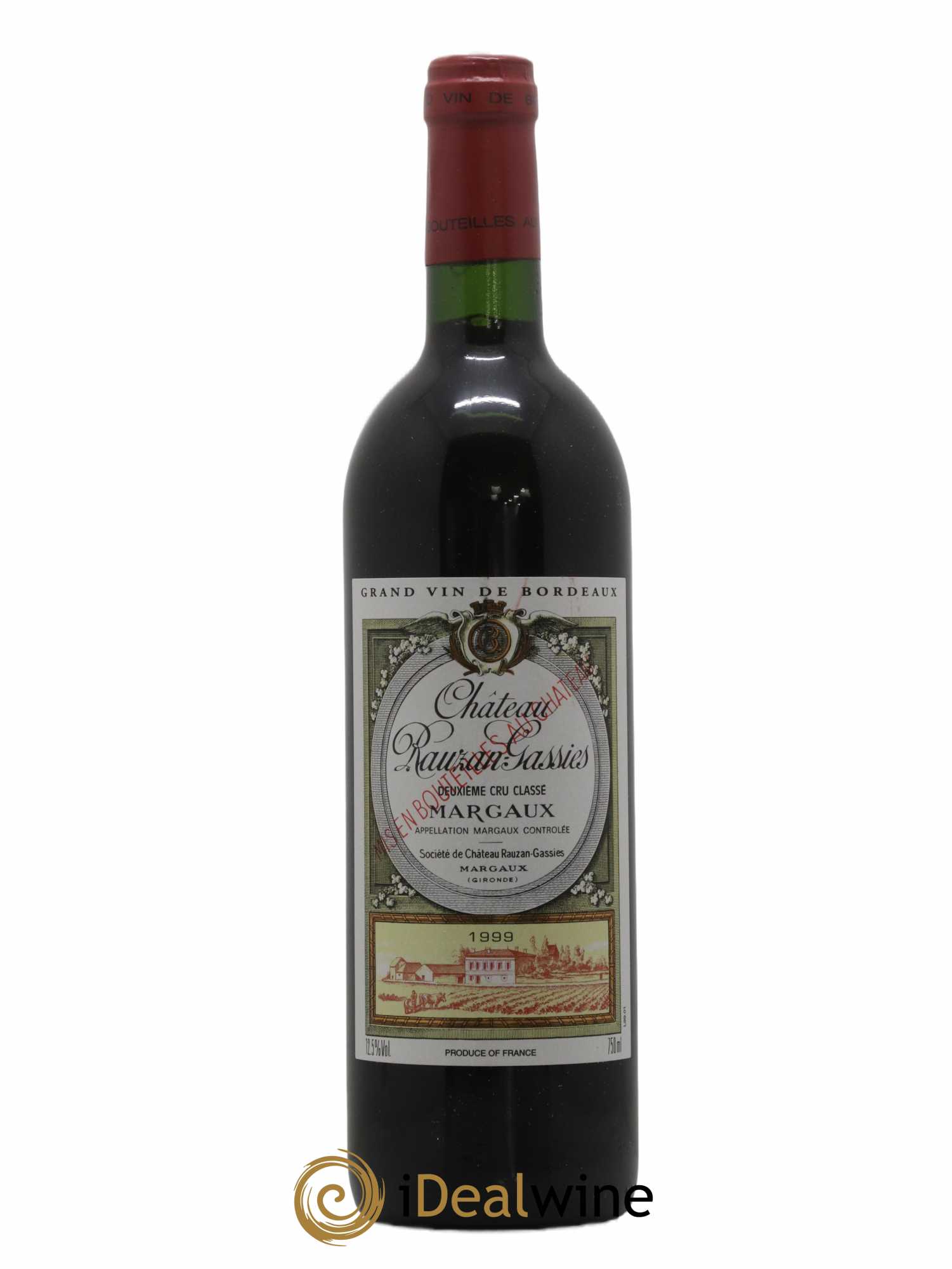 Gassies de Rauzan Gassies 1999 - Posten von 1 Flasche - 0