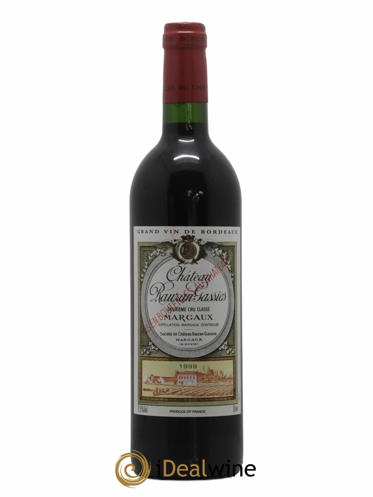 Gassies de Rauzan Gassies 1999 - Lot de 1 bouteille - 0
