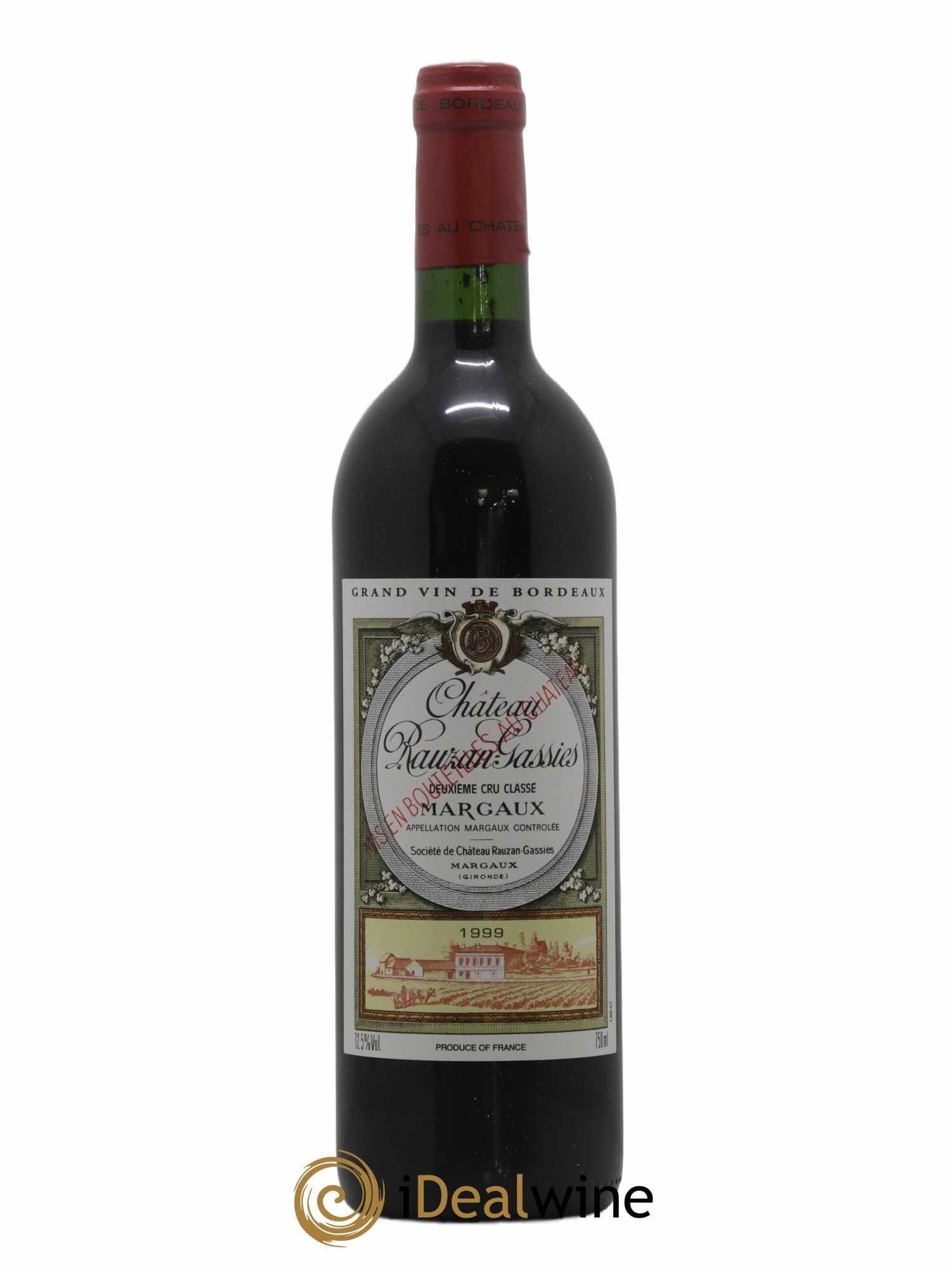 Gassies de Rauzan Gassies 1999 - Posten von 1 Flasche - 0