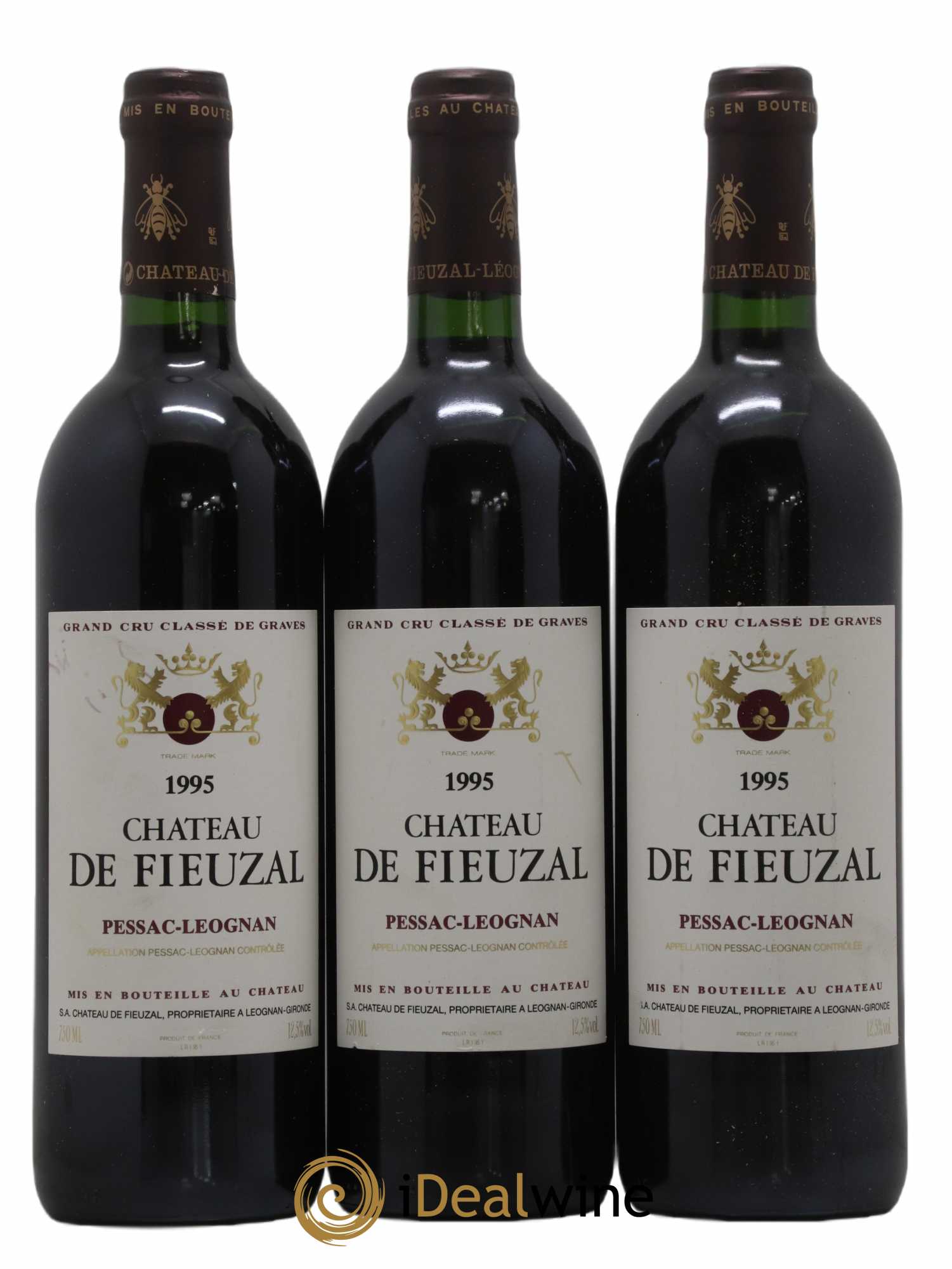Château de Fieuzal Cru Classé de Graves 1995 - Lot de 6 bouteilles - 2
