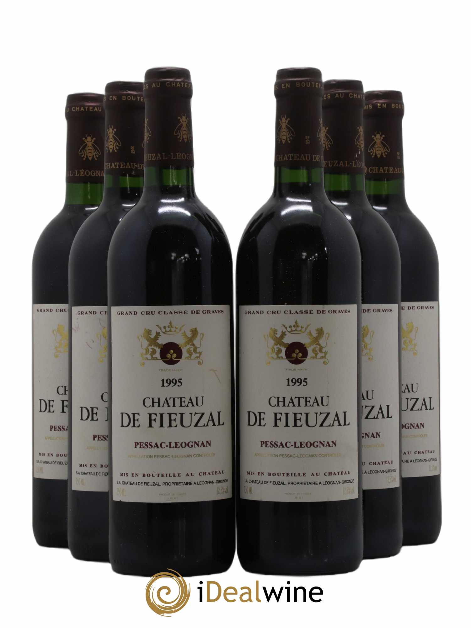 Château de Fieuzal Cru Classé de Graves 1995 - Lot de 6 bouteilles - 0