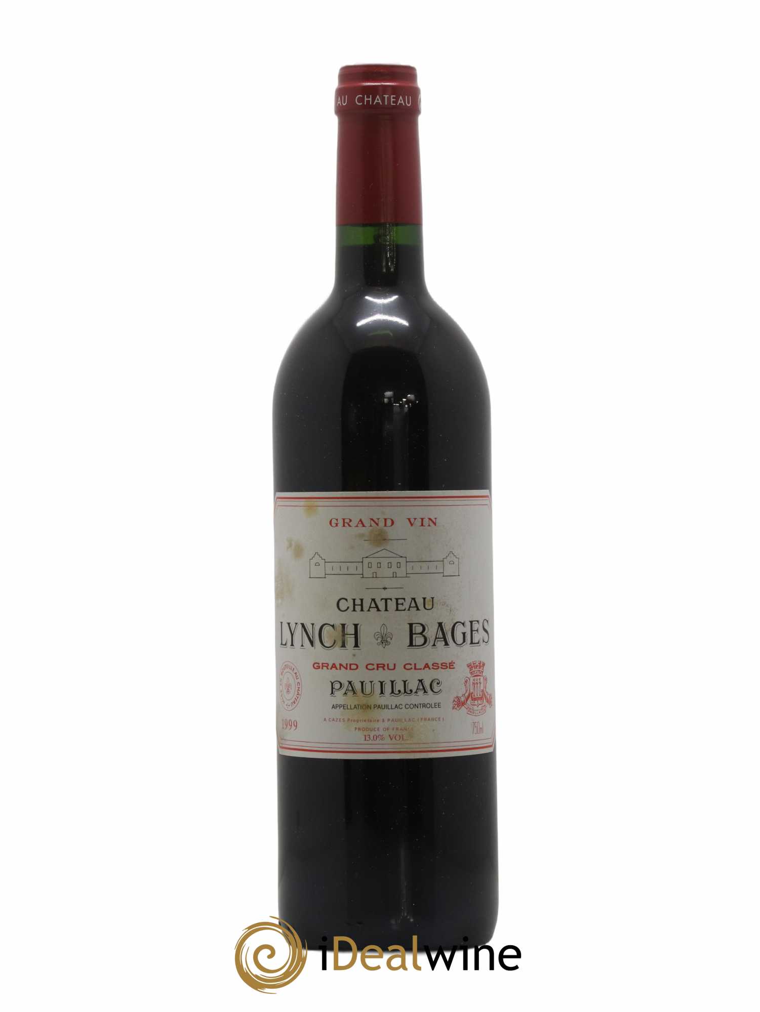 Château Lynch Bages 5ème Grand Cru Classé 1999 - Lot de 1 bouteille - 0