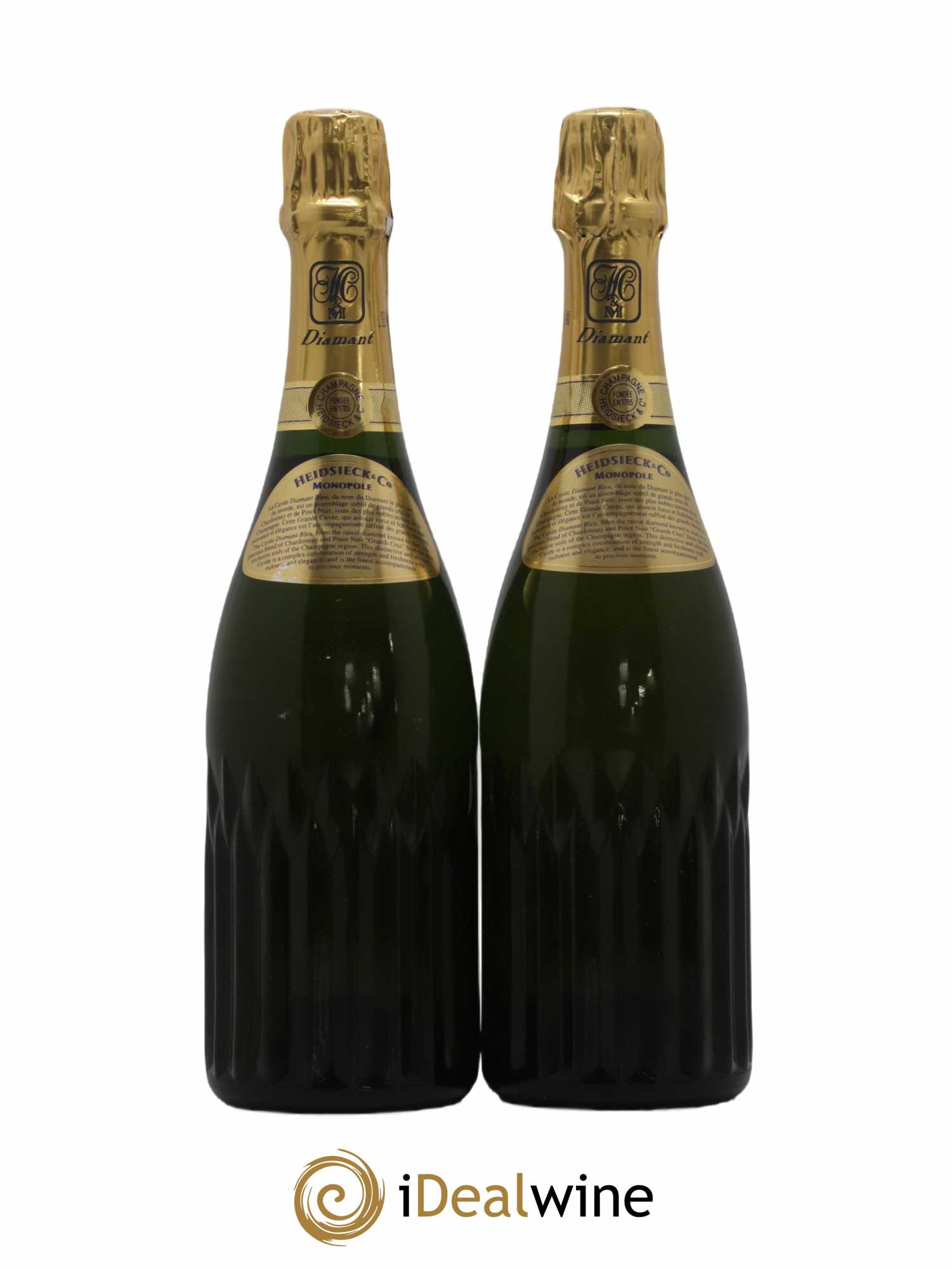 Champagne - 1989 - Lot of 2 bottles - 1