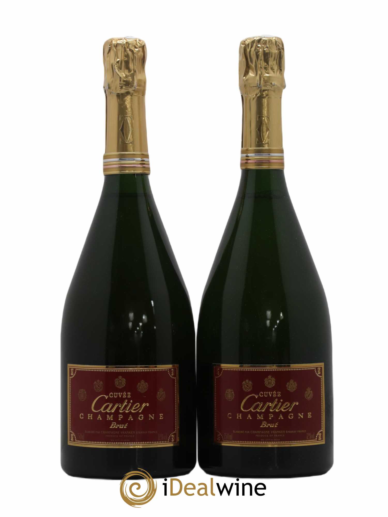 Champagne Cuvée Cartier Vranken - Lot de 2 bouteilles - 0