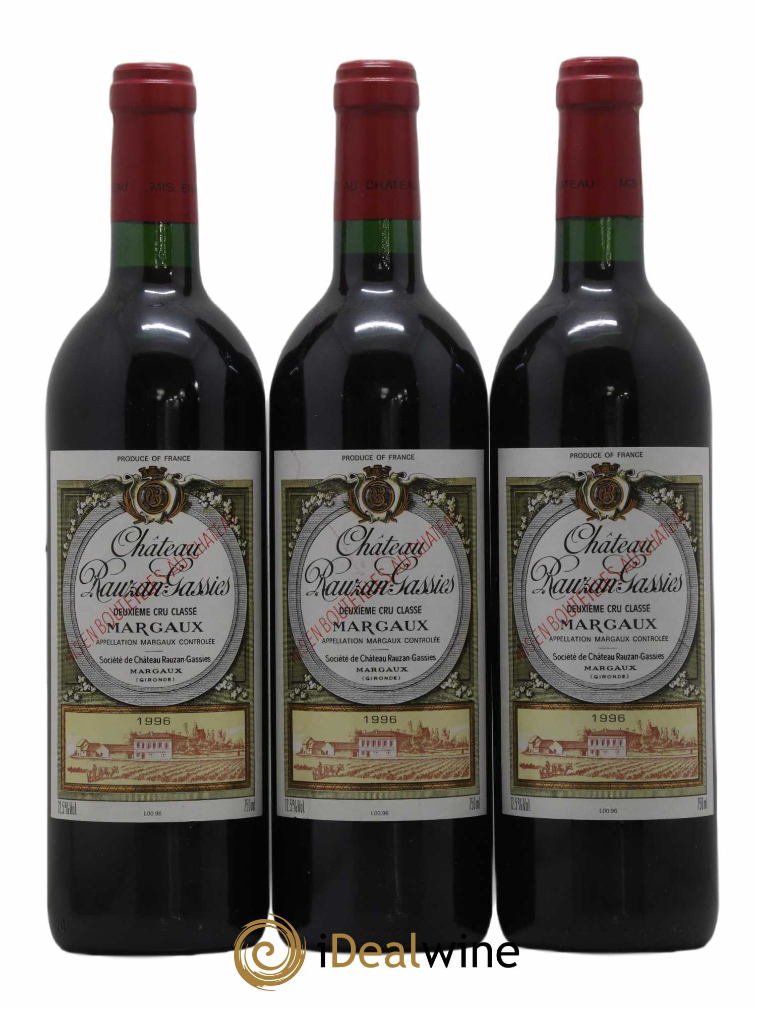 Gassies de Rauzan Gassies 1996 - Posten von 6 Flaschen - 1