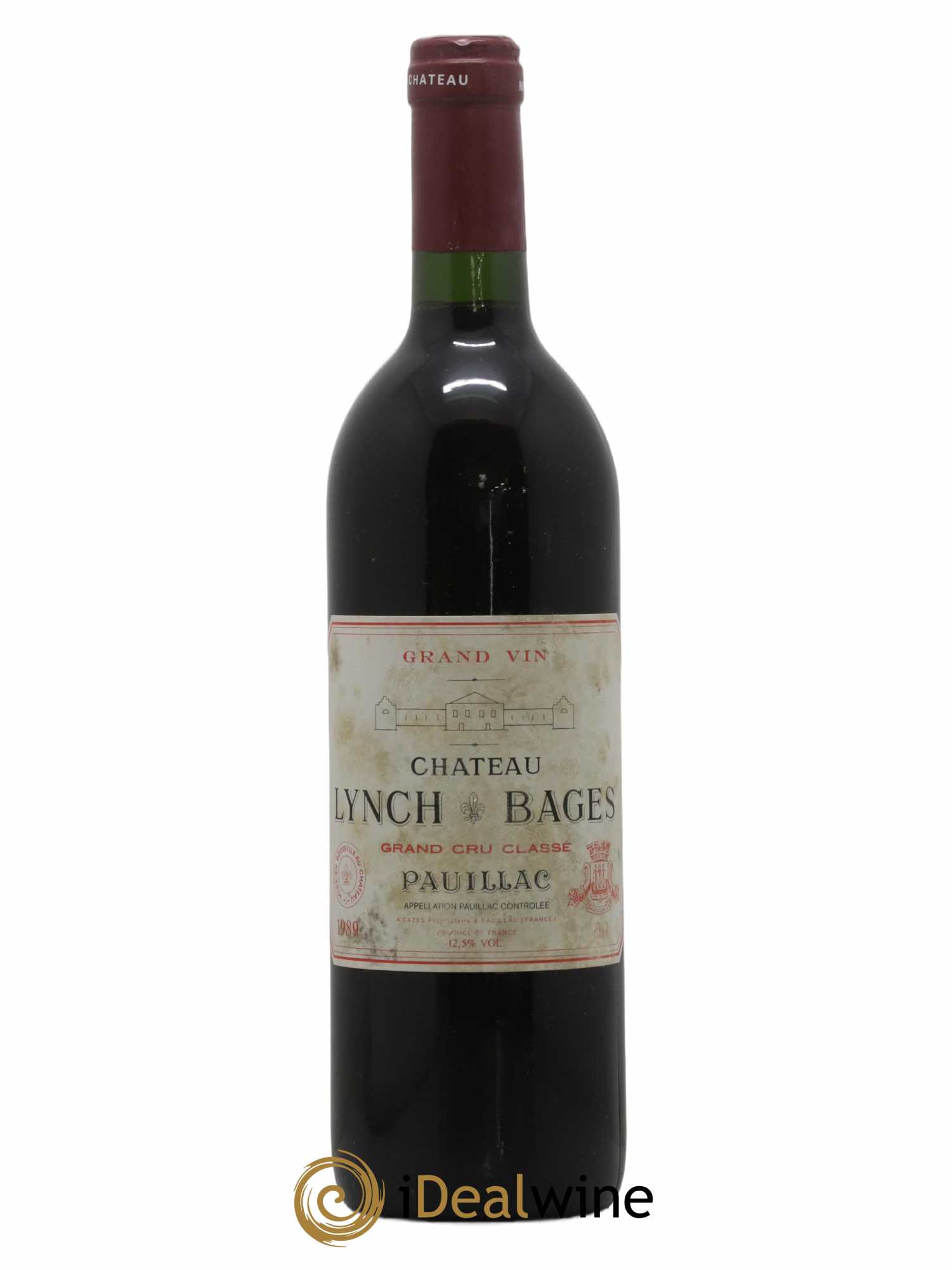 Château Lynch Bages 5ème Grand Cru Classé 1989 - Lot de 1 bouteille - 0