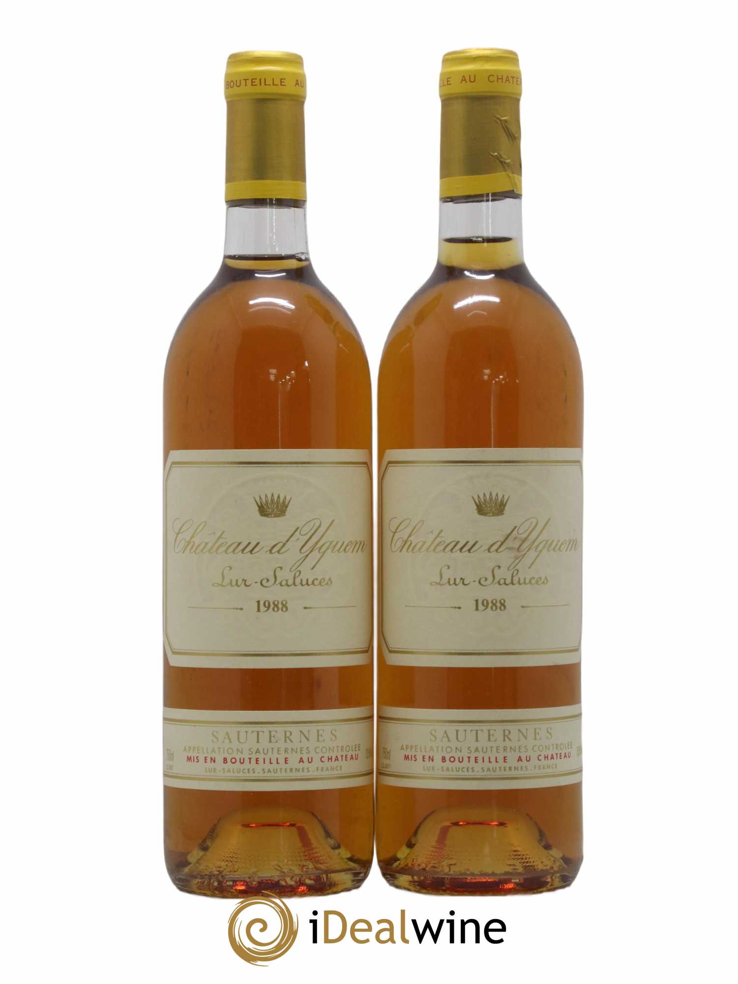 Château d' Yquem 1er Cru Classé Supérieur 1988 - Lotto di 2 bottiglie - 0
