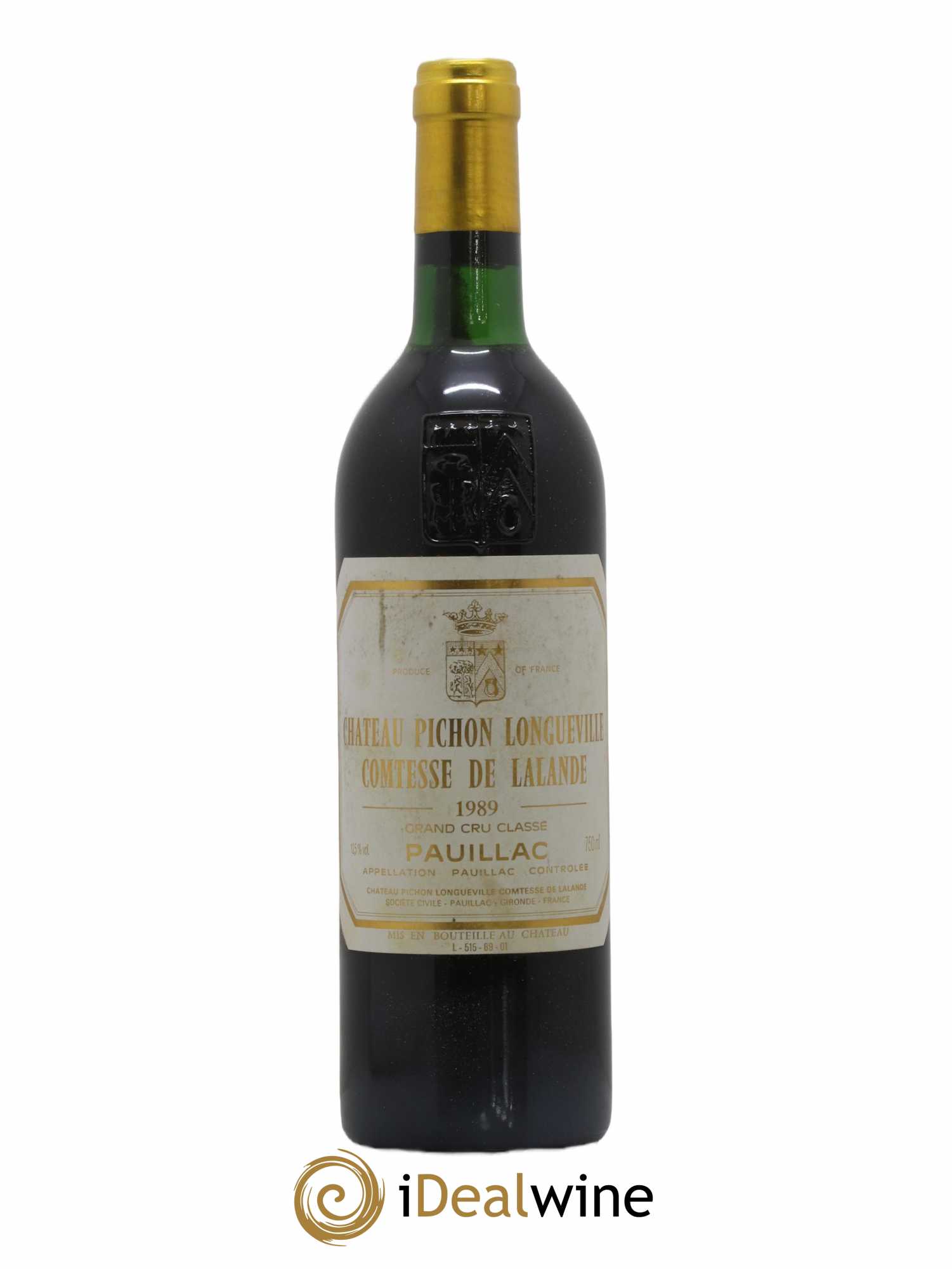 Château Pichon Longueville Comtesse de Lalande 2ème Grand Cru Classé 1989 - Lot de 1 bouteille - 0