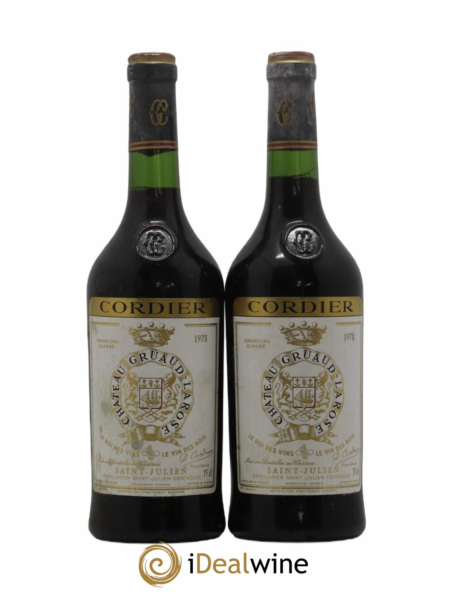 Château Gruaud Larose 2ème Grand Cru Classé 1978 - Lot de 2 bouteilles - 0
