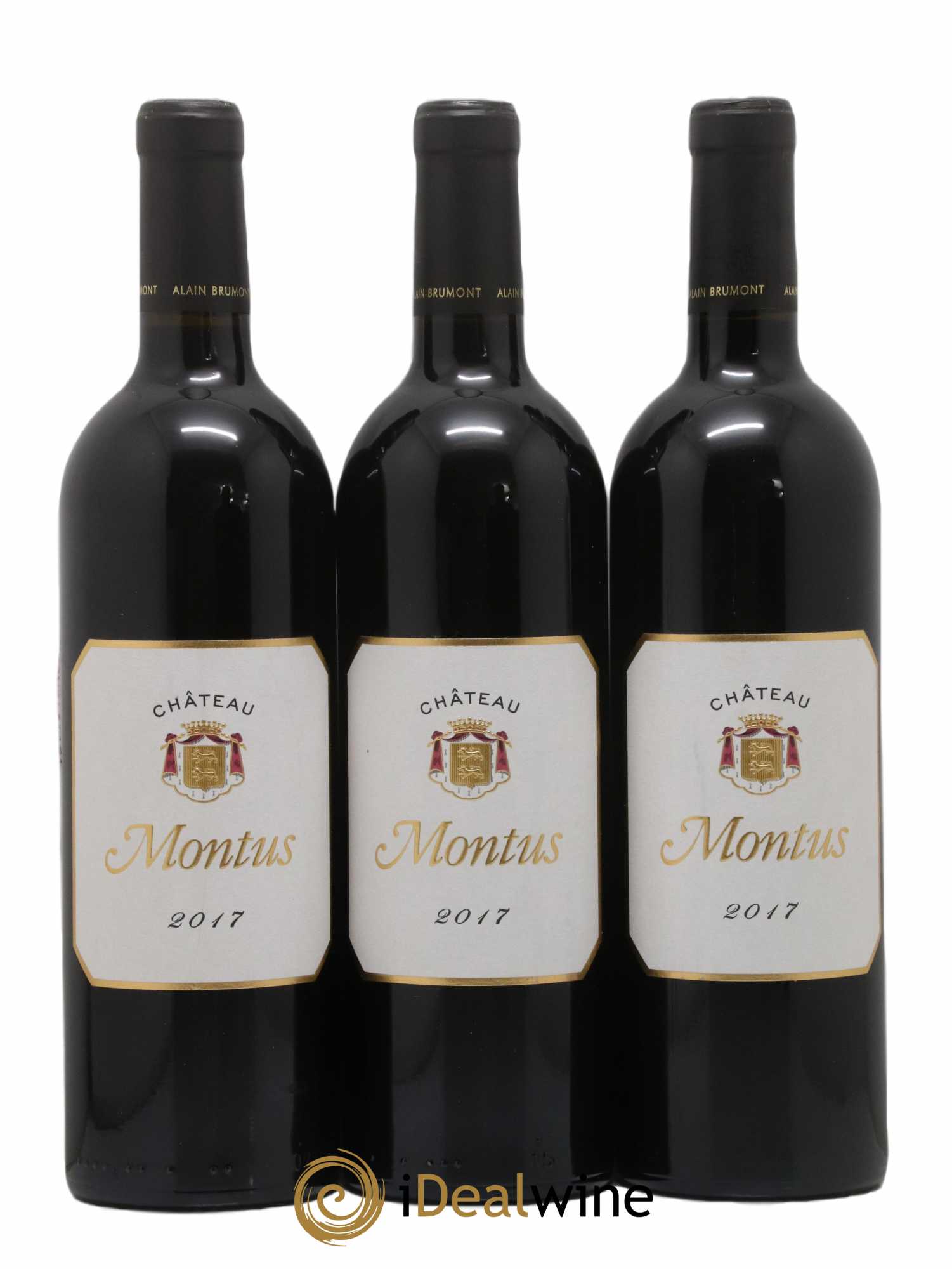 Madiran Château Montus Alain Brumont 2017 - Lot de 3 bouteilles - 0