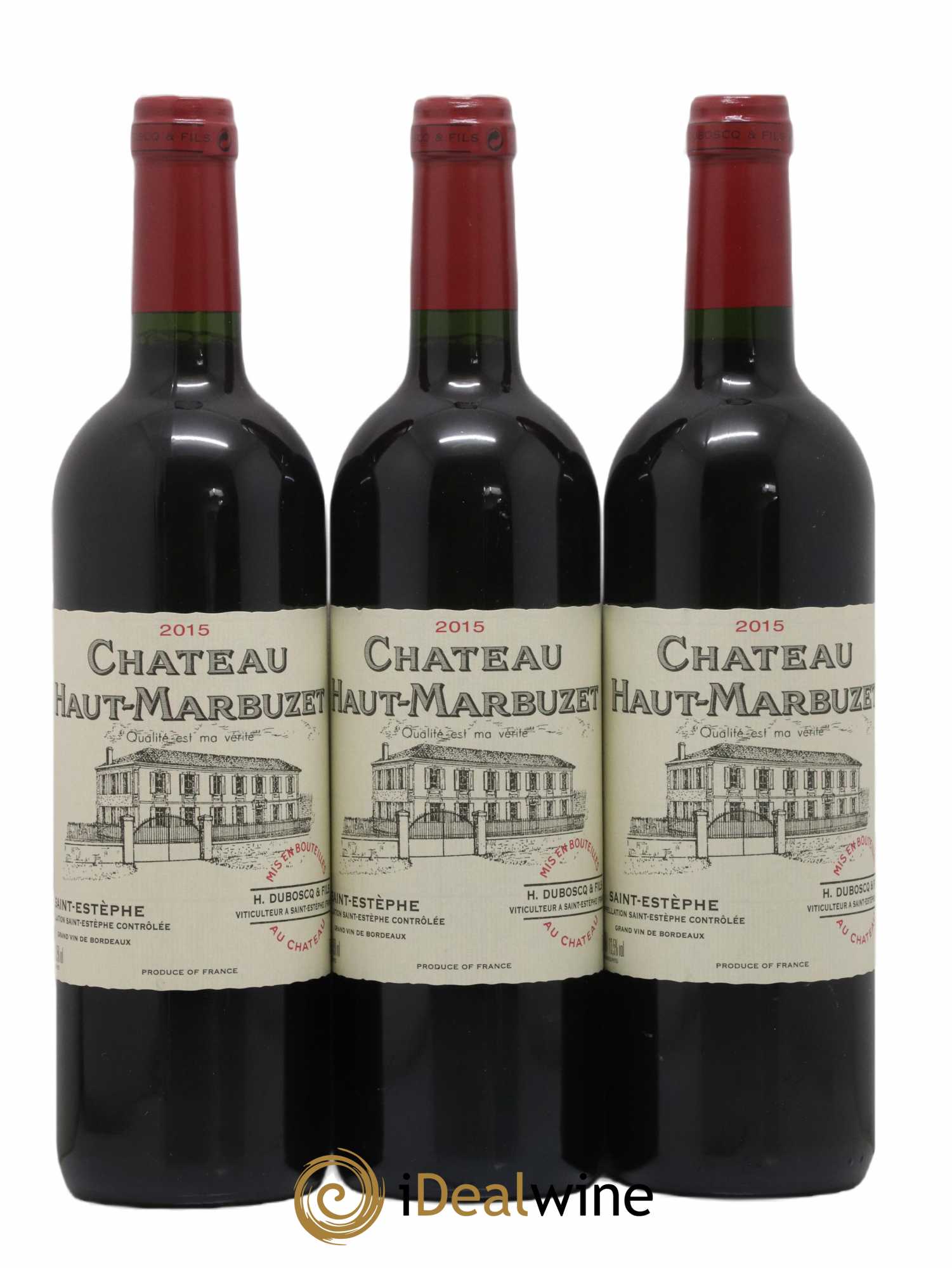 Château Haut Marbuzet 2015 - Lot de 3 bouteilles - 0