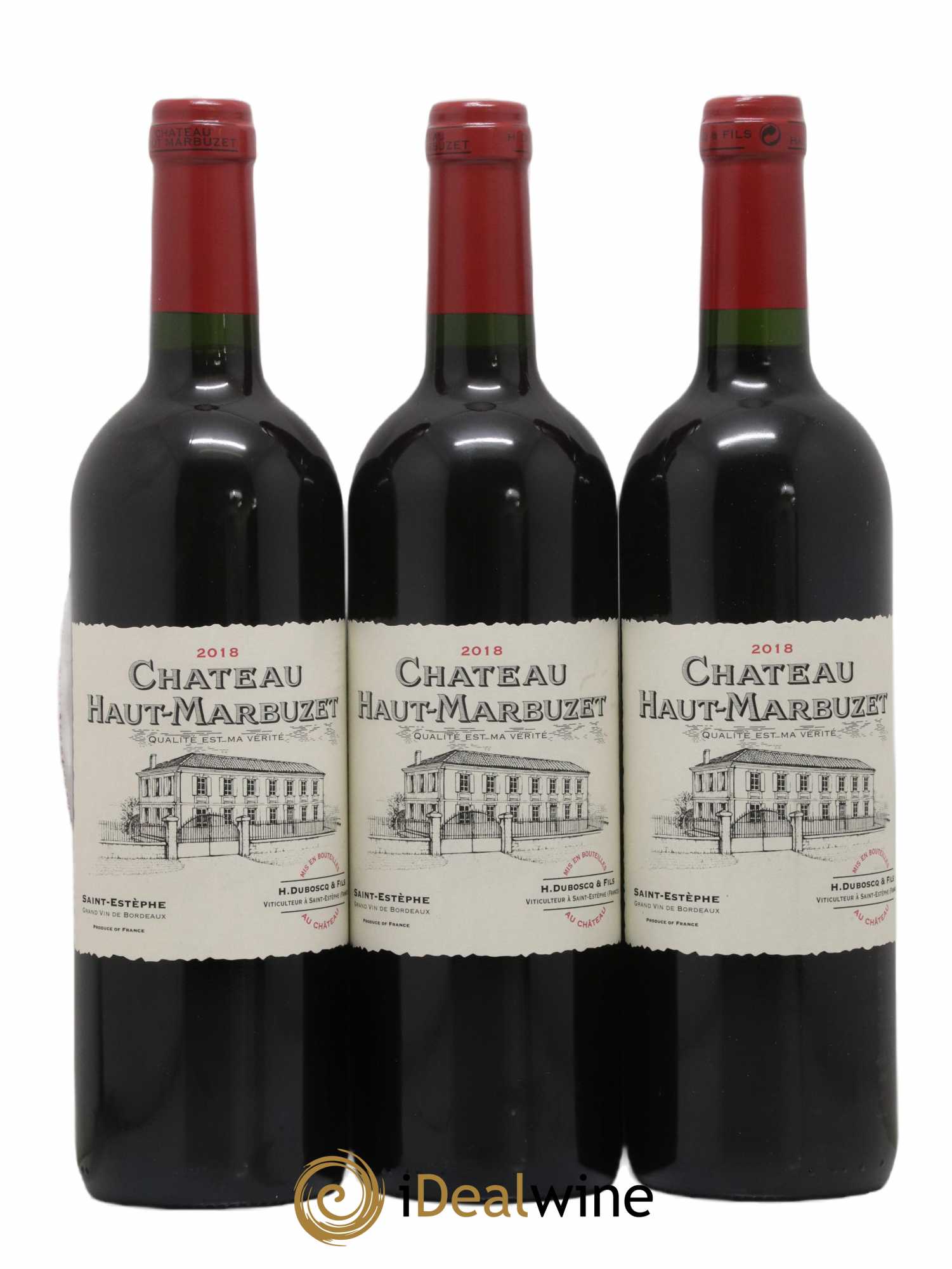Château Haut Marbuzet (sans prix de réserve) 2018 - Lot de 3 bouteilles - 0