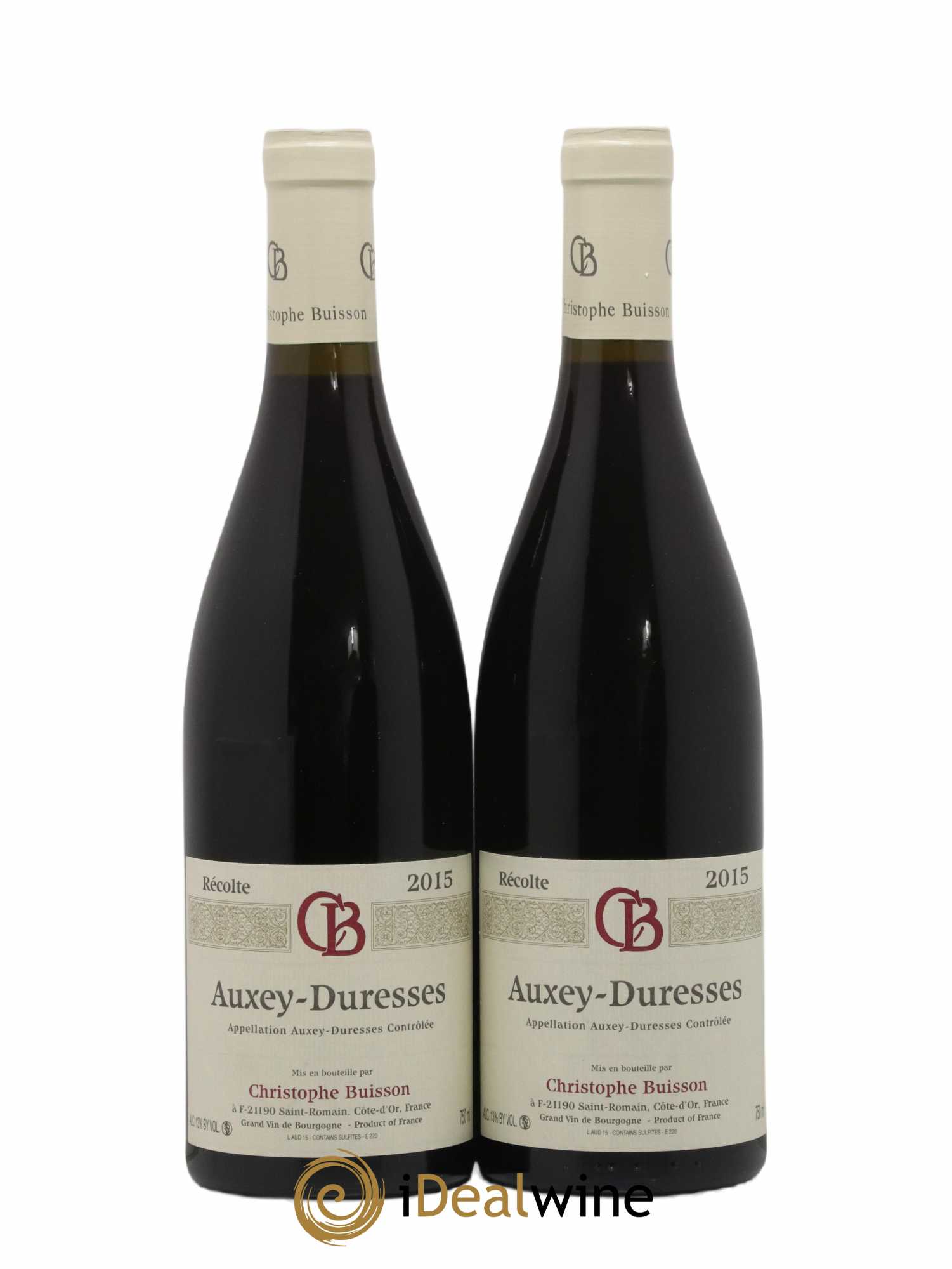 Auxey-Duresses C. Buisson 2015 - Lot de 2 bouteilles - 0