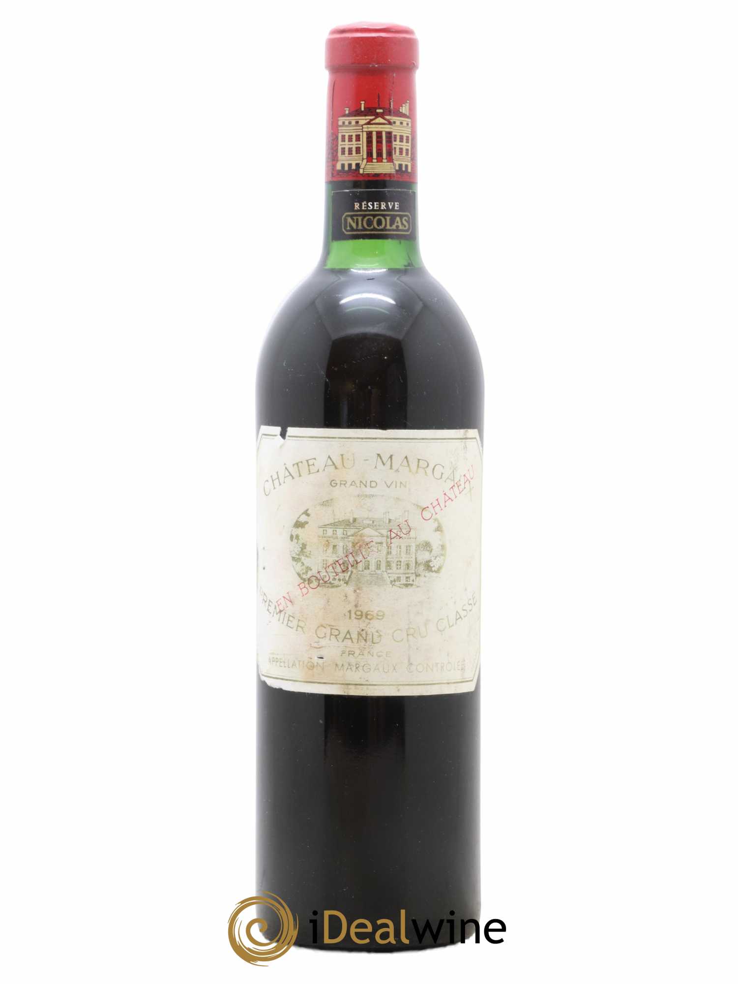 Château Margaux 1er Grand Cru Classé 1969 - Lot de 1 bouteille - 0