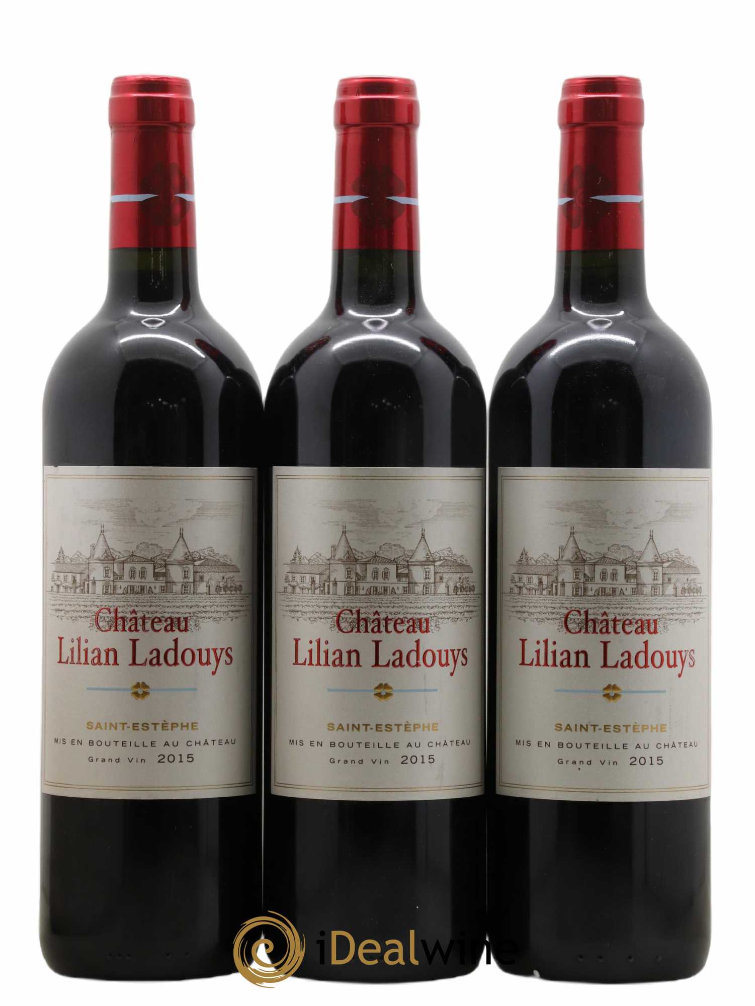 Château Lilian Ladouys Cru Bourgeois 2015 - Lot de 3 bouteilles - 0