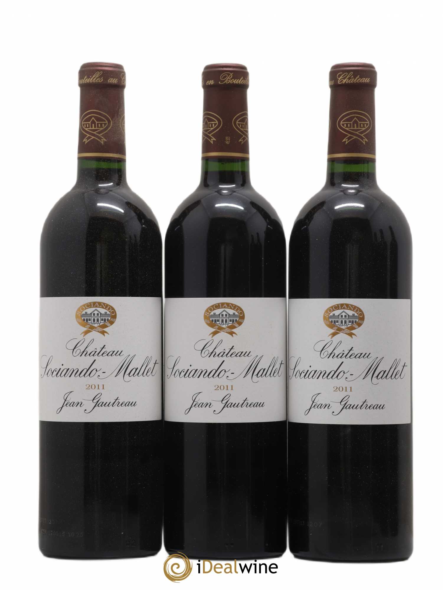 Château Sociando Mallet (senza prezzo di riserva) 2011 - Lotto di 6 bottiglie - 1