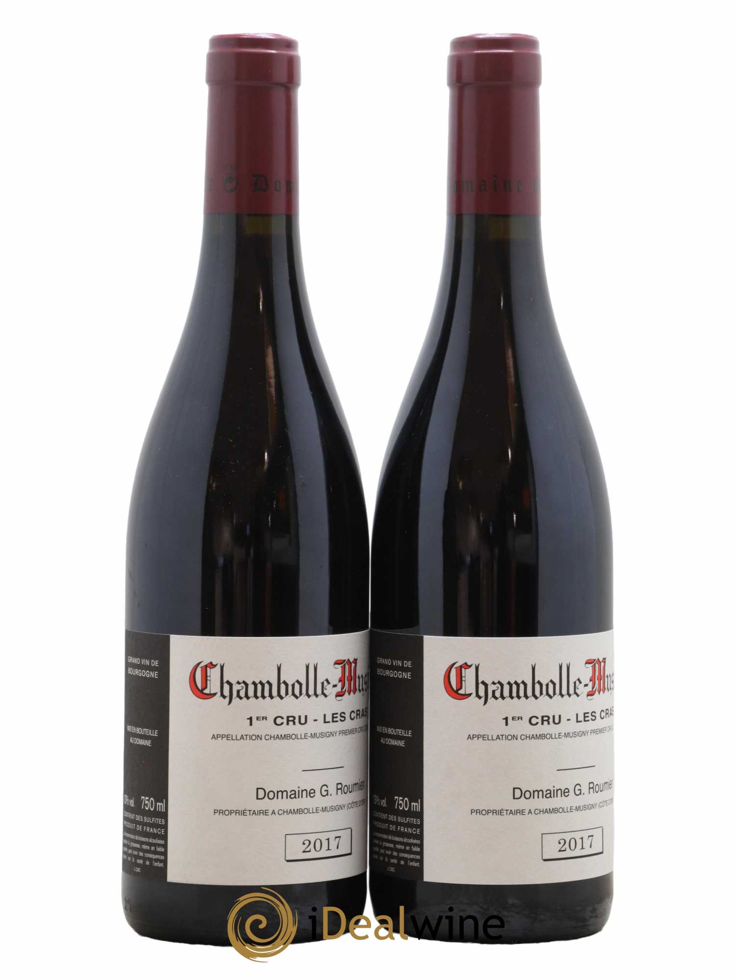 Chambolle-Musigny 1er Cru Les Cras Georges Roumier (Domaine) 2017 - Lot de 2 bouteilles - 1