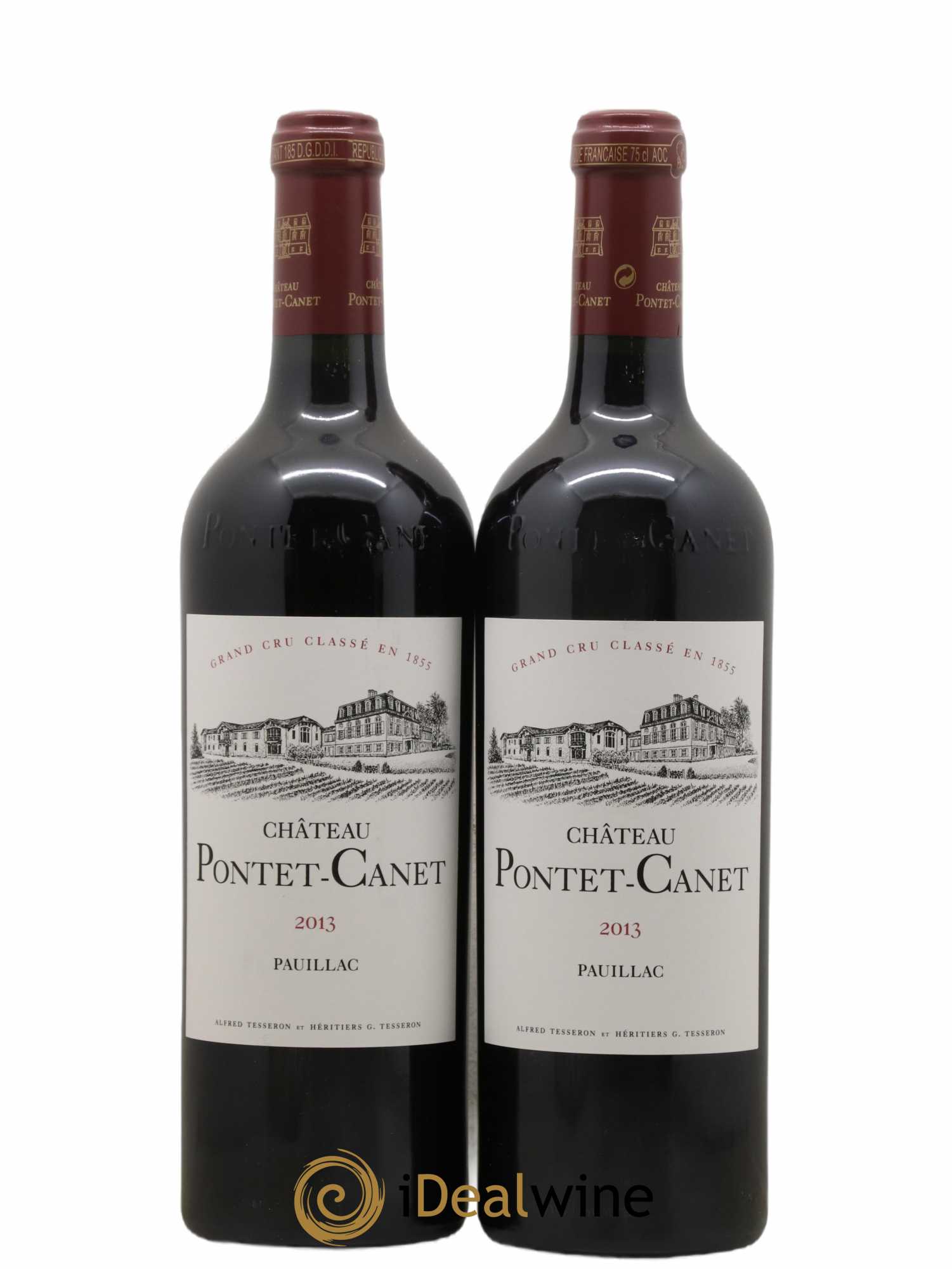 Château Pontet Canet 5ème Grand Cru Classé 2013 - Lot de 2 bouteilles - 0