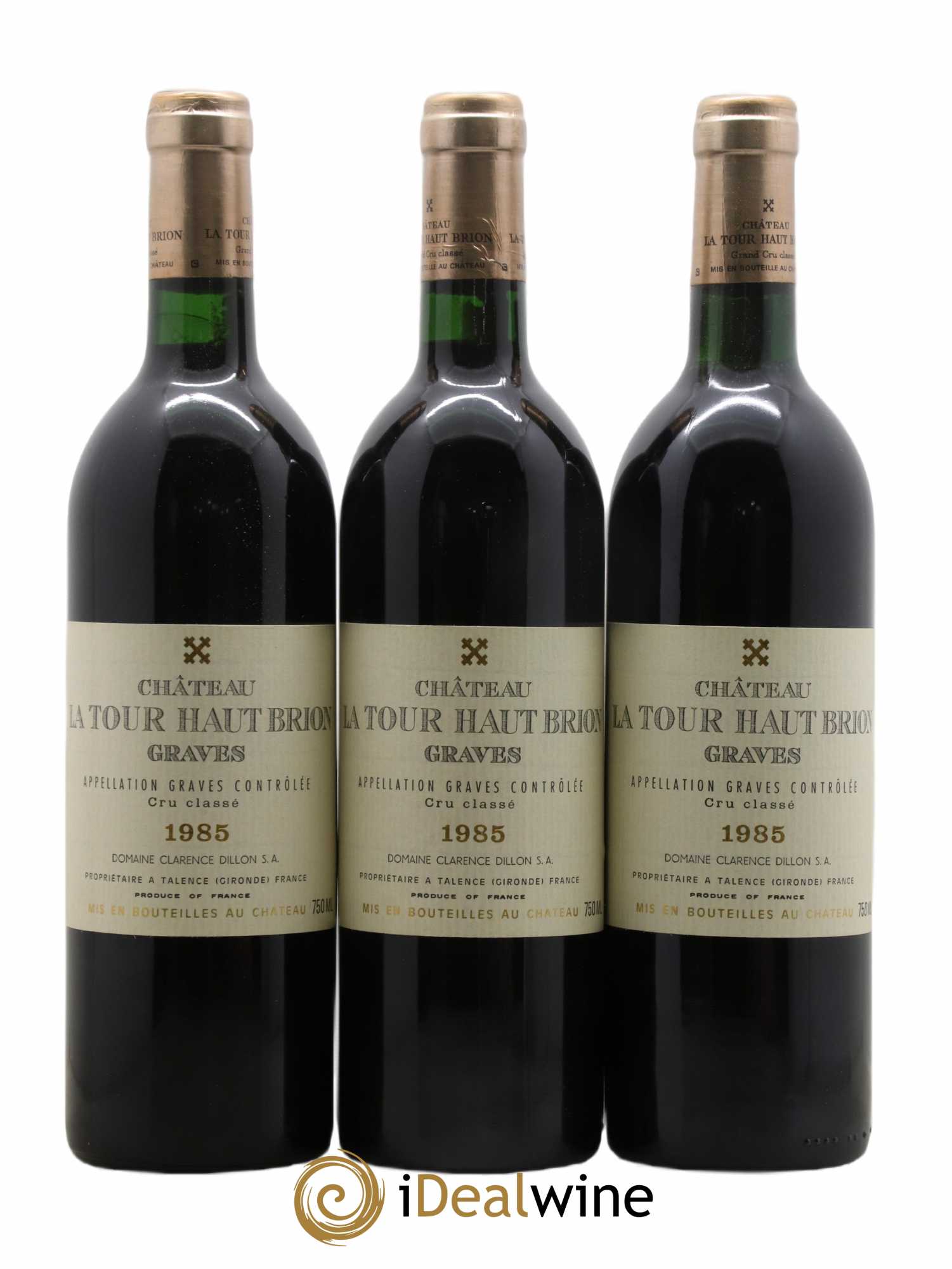 Château la Tour Haut-Brion Cru Classé de Graves 1985 - Lot de 12 bouteilles - 4