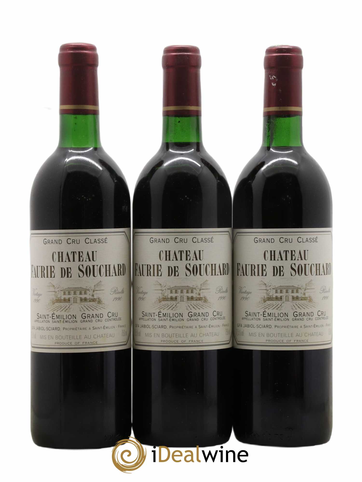 Château Petit Faurie de Soutard Grand Cru Classé 1990 - Lot de 6 bouteilles - 2
