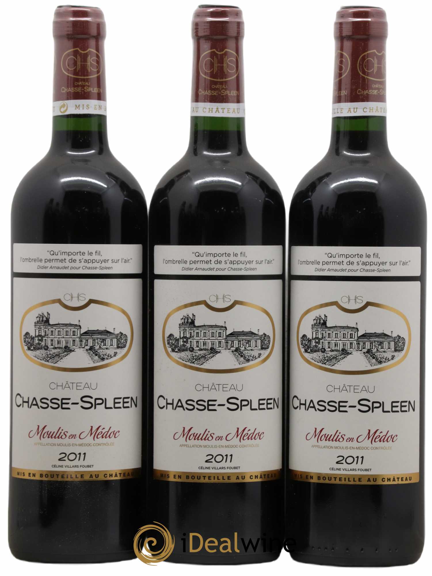 Château Chasse Spleen 2011 - Lot de 12 bouteilles - 1