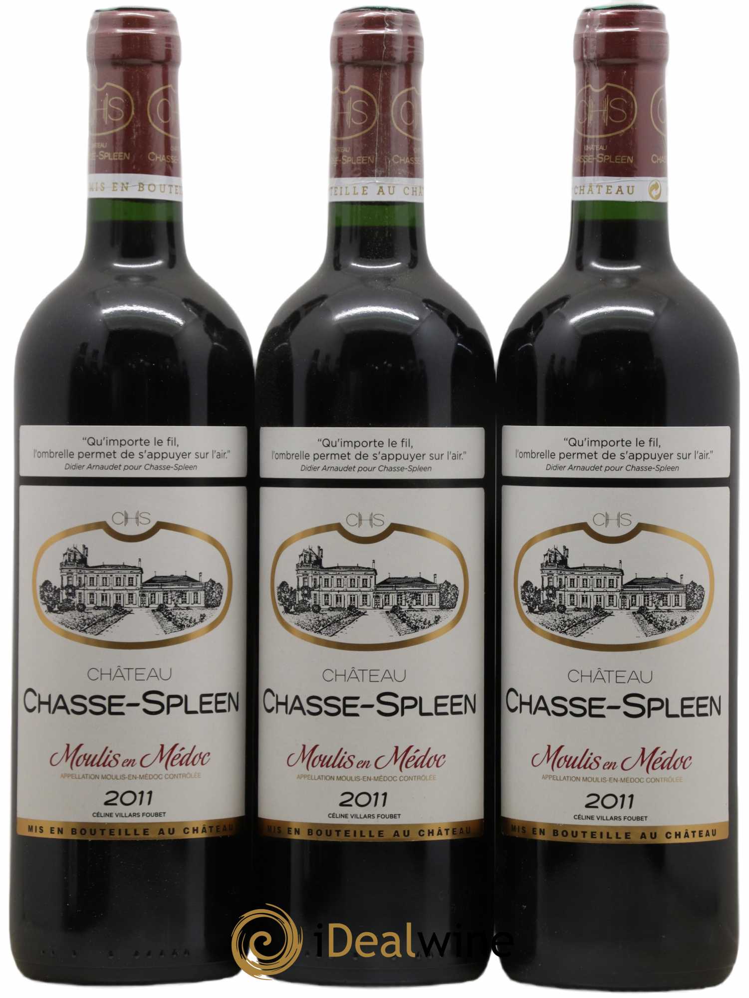 Château Chasse Spleen 2011 - Lot de 12 bouteilles - 2