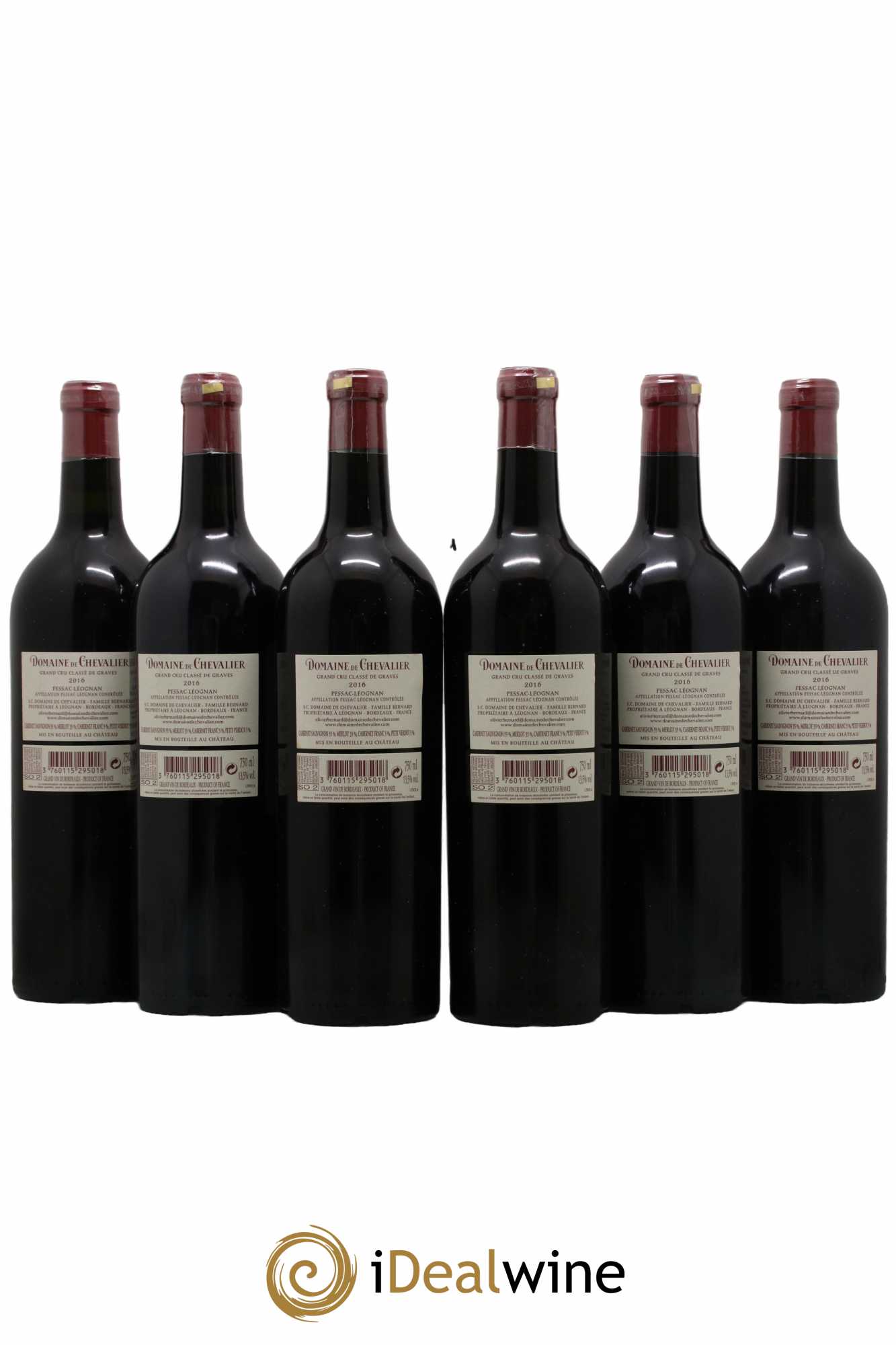 Domaine de Chevalier Cru Classé de Graves 2016 - Lot de 6 bouteilles - 1