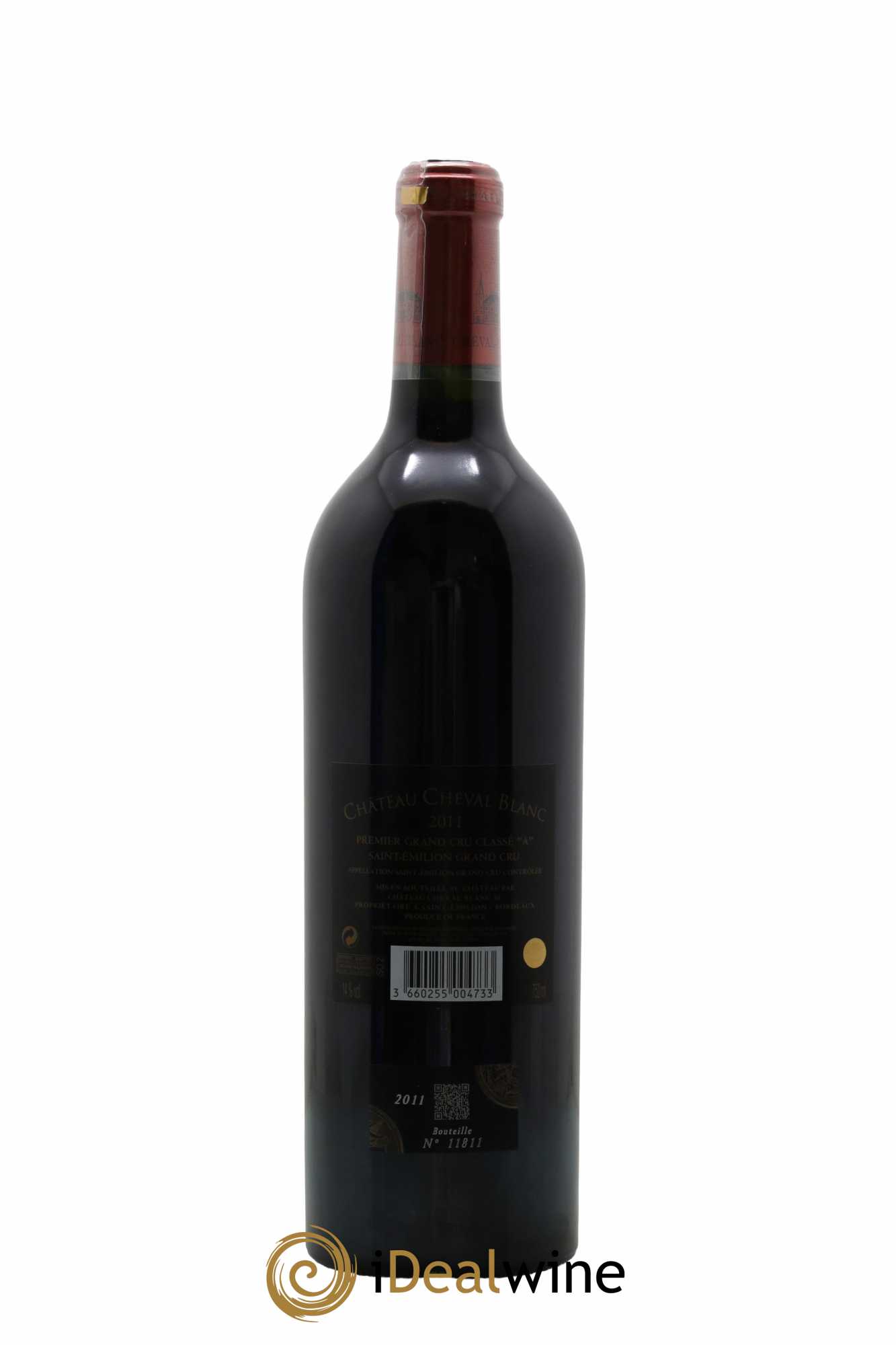 Château Cheval Blanc 1er Grand Cru Classé A 2011 - Lot de 1 bouteille - 1