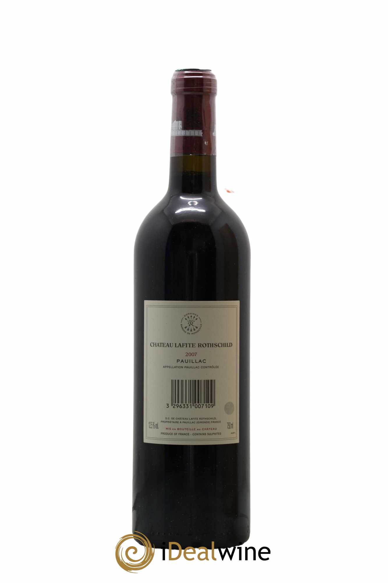 Château Lafite Rothschild 1er Grand Cru Classé 2007 - Lot de 1 bouteille - 1