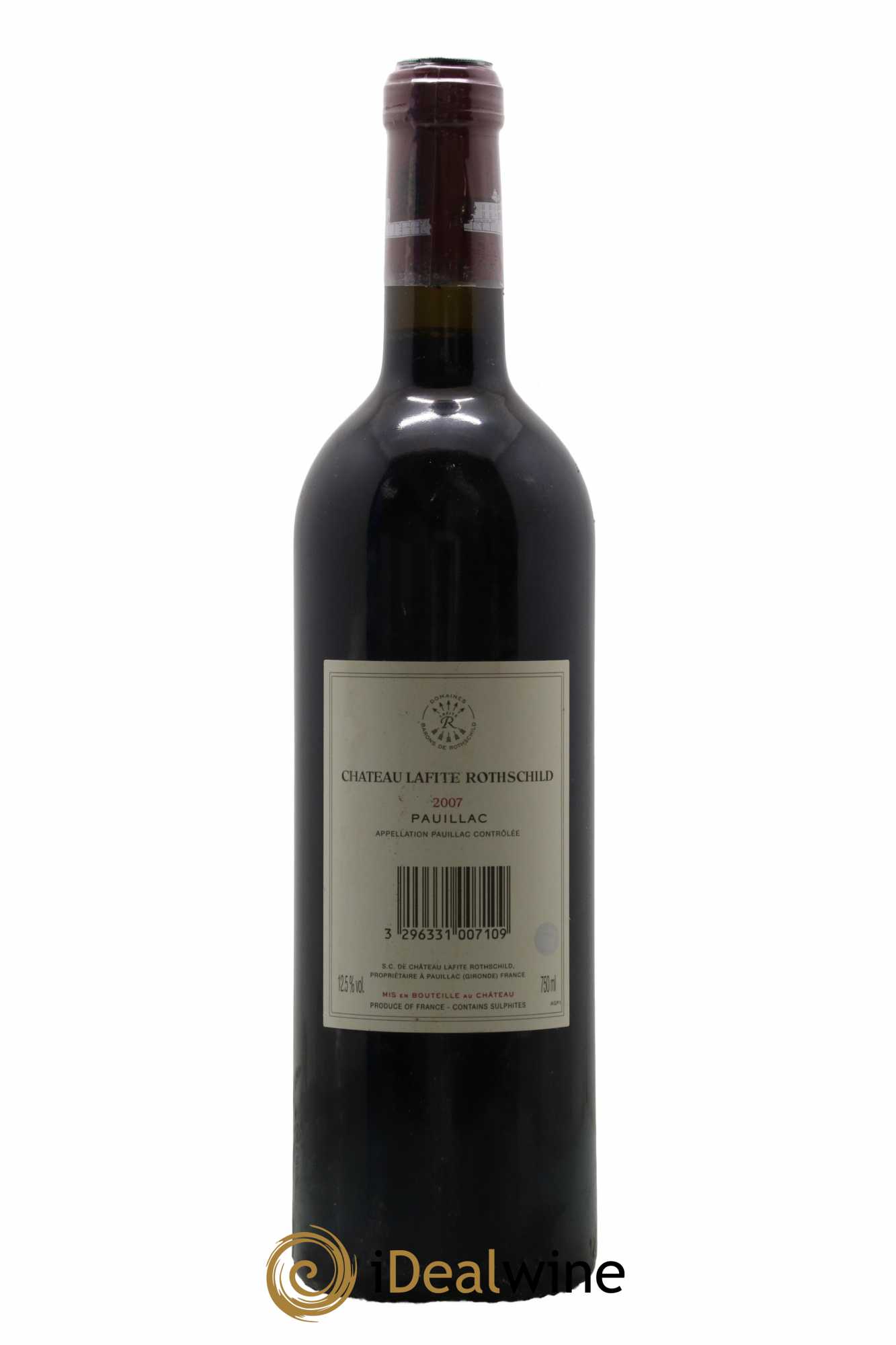 Château Lafite Rothschild 1er Grand Cru Classé 2007 - Lot de 1 bouteille - 1