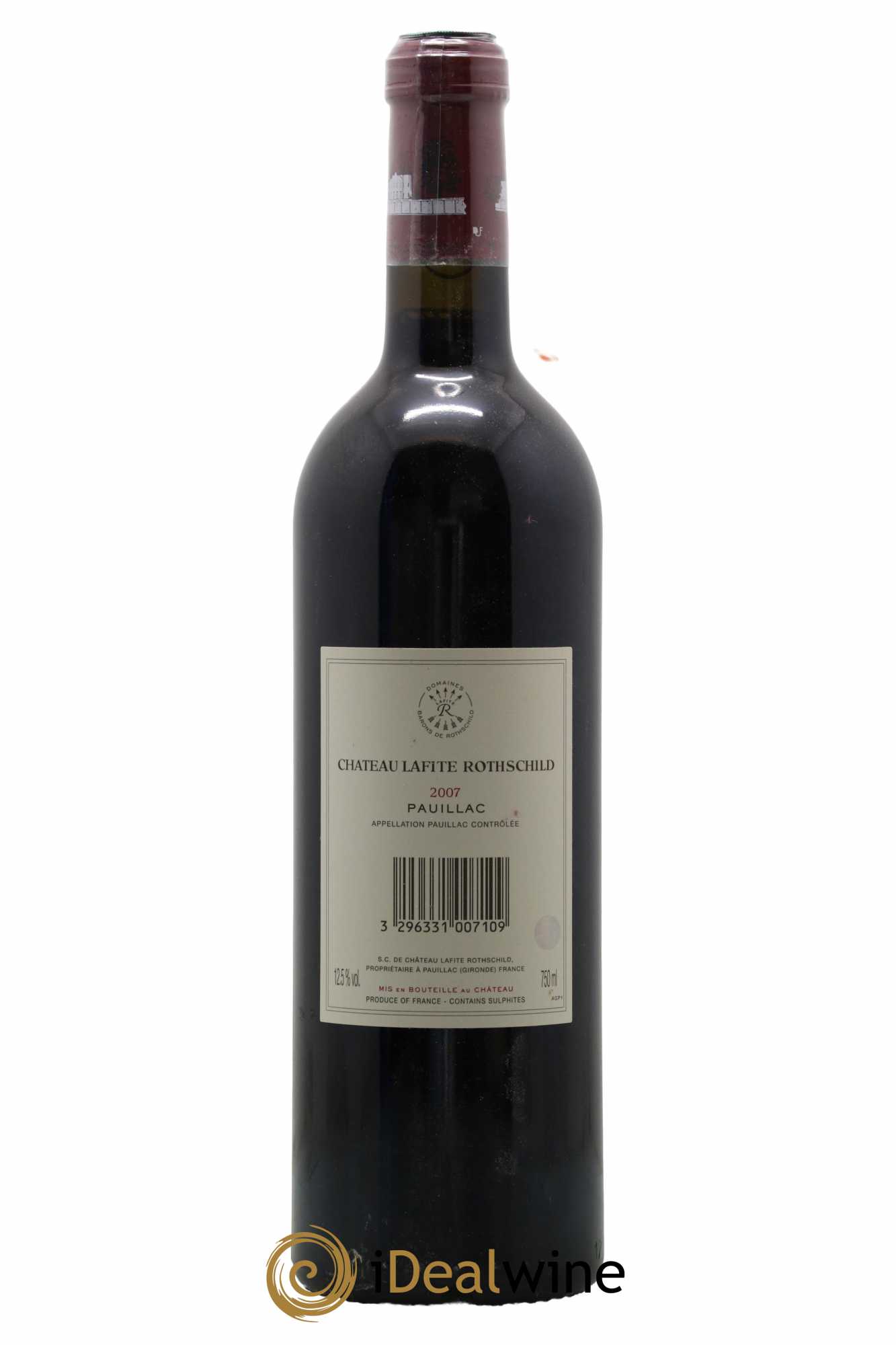 Château Lafite Rothschild 1er Grand Cru Classé 2007 - Lot de 1 bouteille - 1