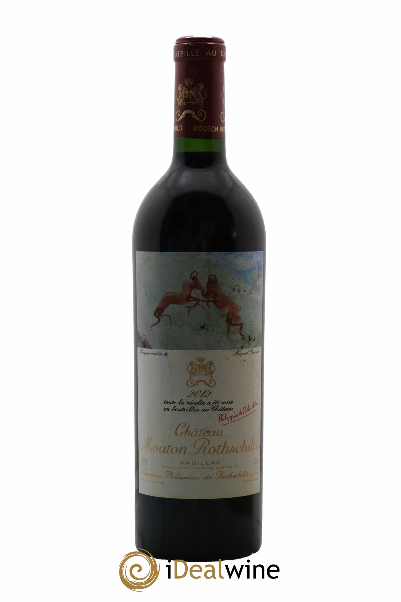 Château Mouton Rothschild 1er Grand Cru Classé 2012 - Lot de 1 bouteille - 1