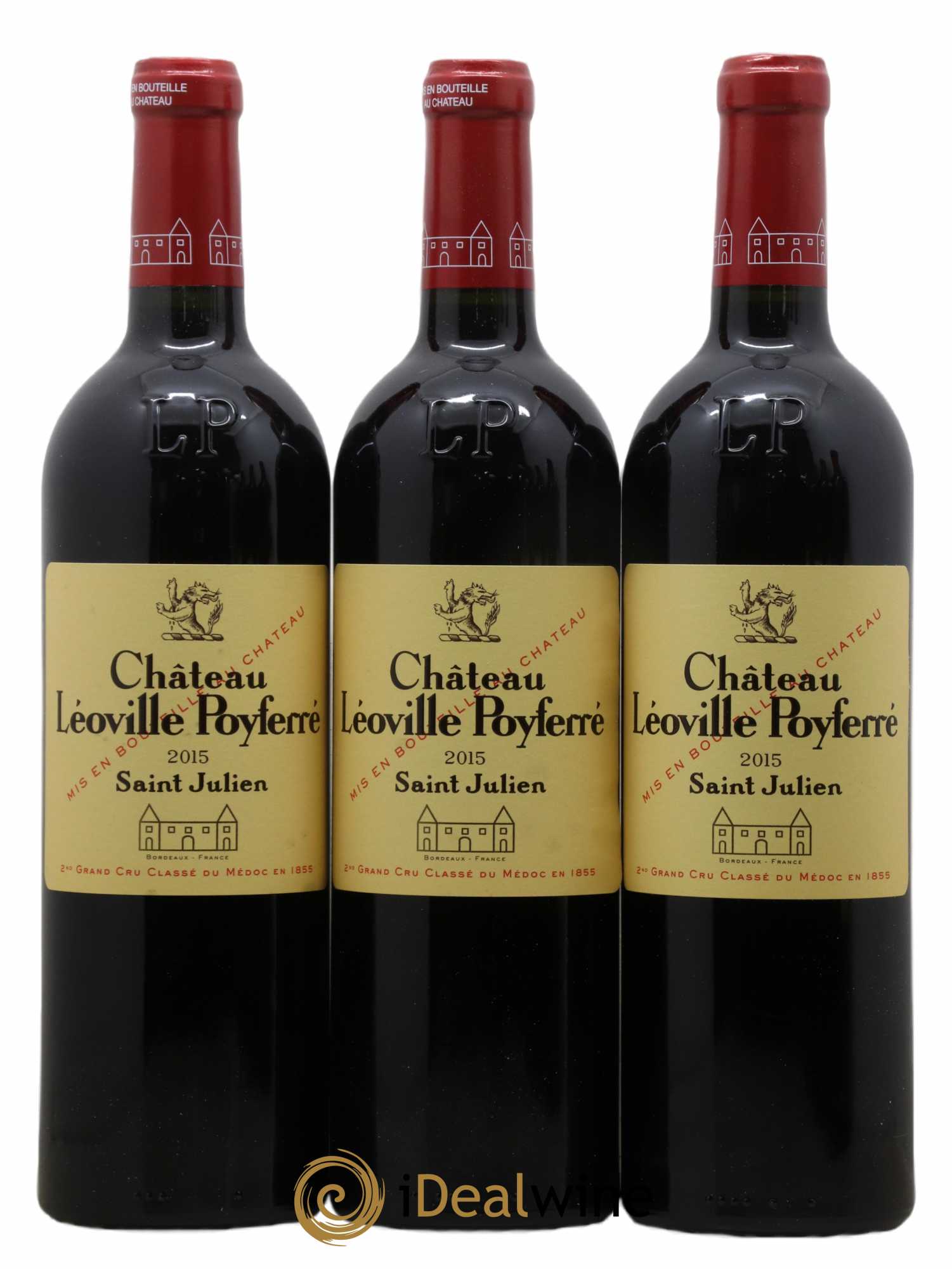 Château Léoville Poyferré 2ème Grand Cru Classé 2015 - Lot de 6 bouteilles - 1