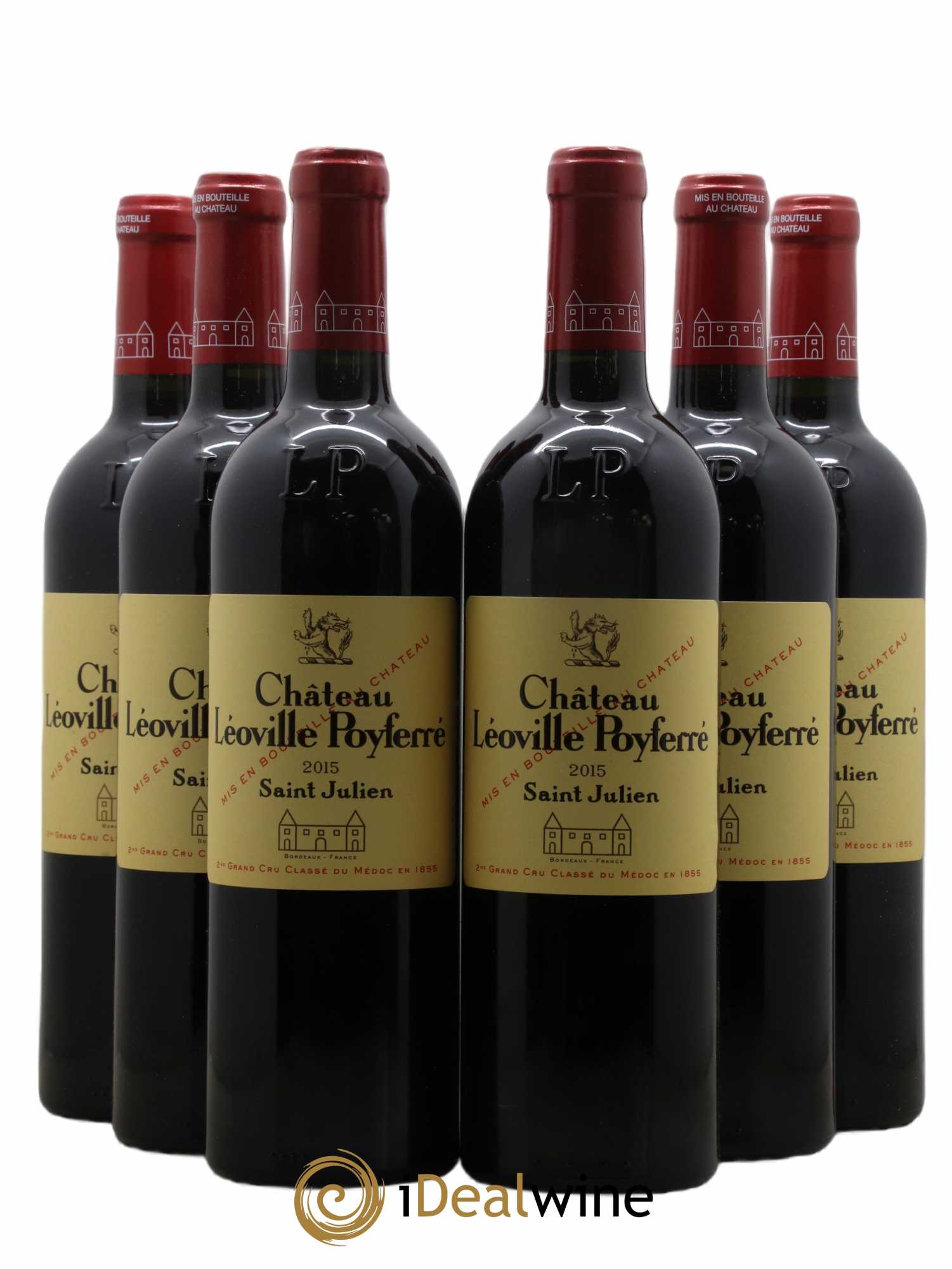 Château Léoville Poyferré 2ème Grand Cru Classé 2015 - Lot de 6 bouteilles - 0